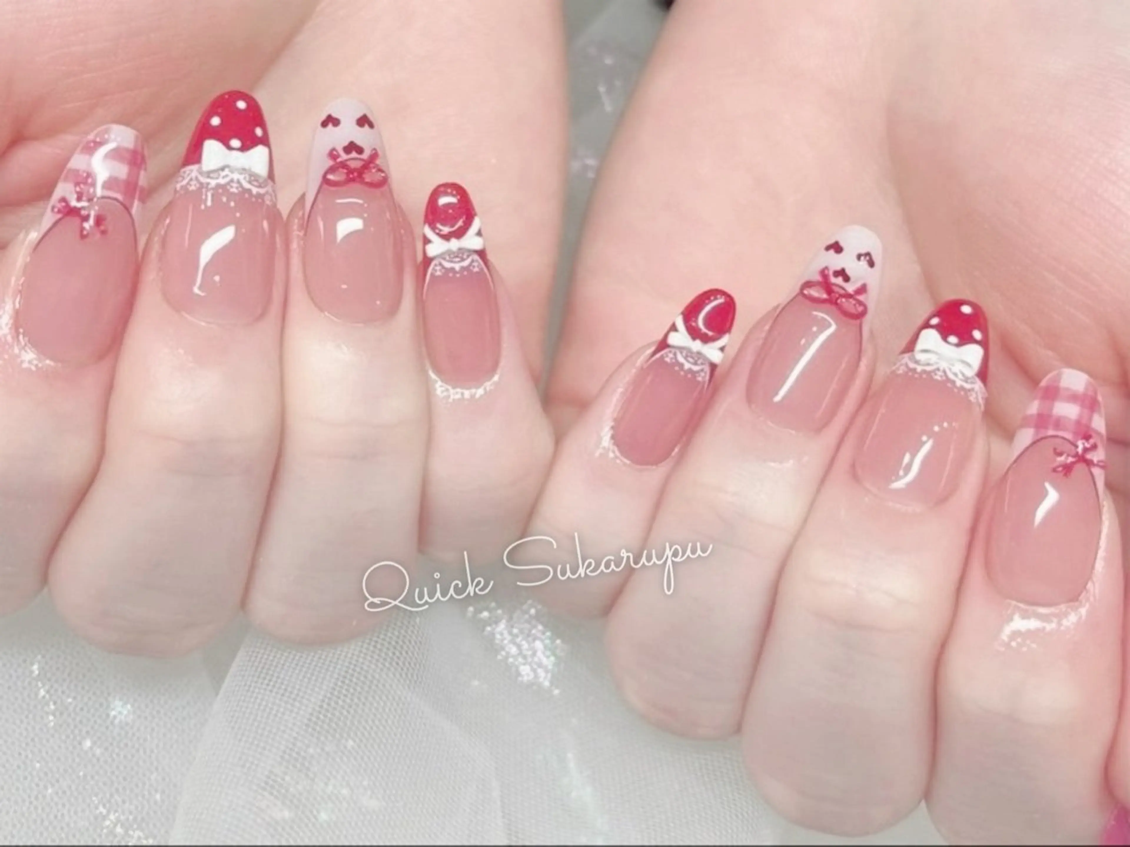 ネイル ハンドネイル Quick Sukarupu池袋のネイルデザイン