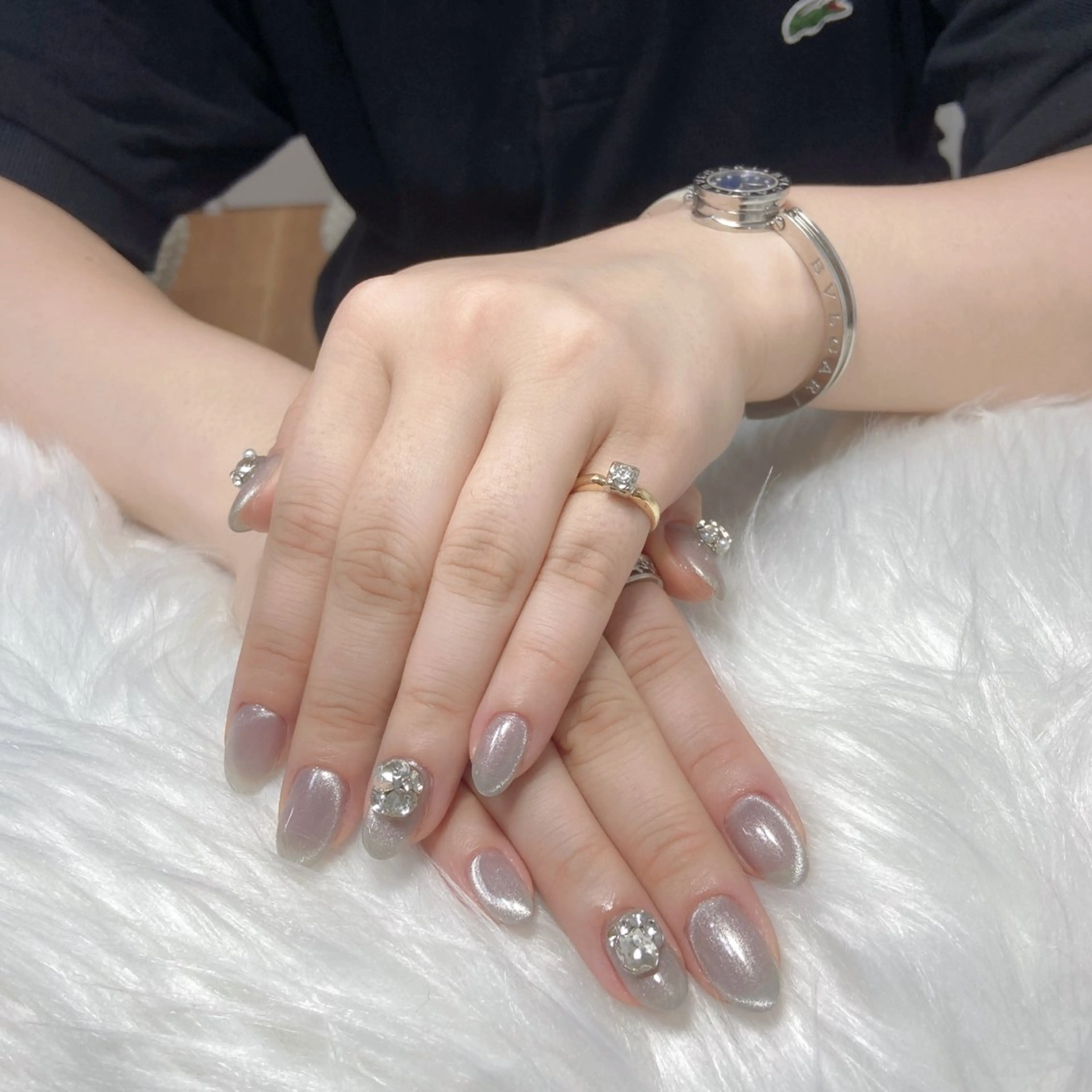 ネイル マグネットネイル ハンドネイル YOIネイルサロン所属・YOINAIL ヨイネイルサロンのネイルデザイン