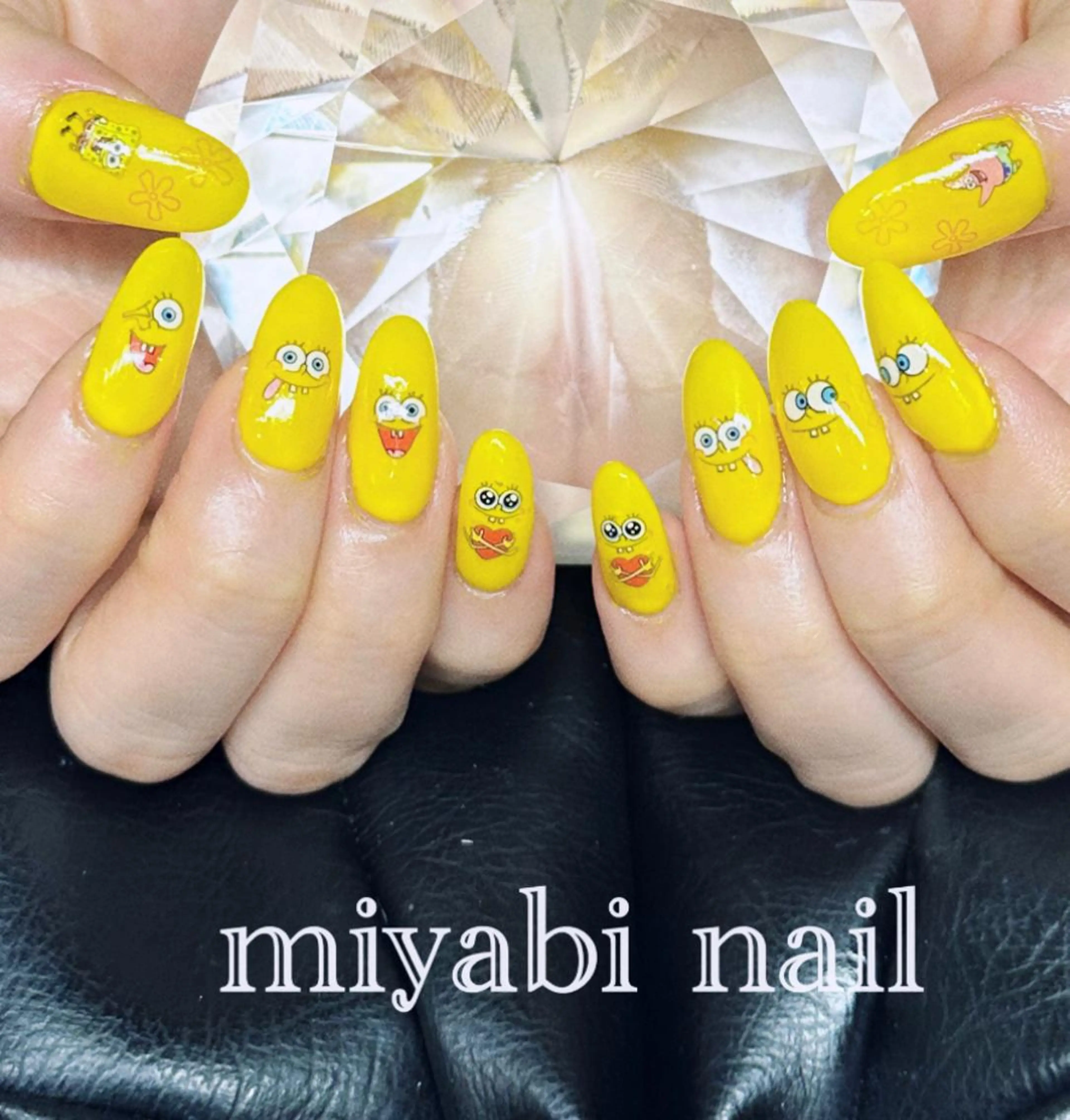 ネイル ジェルネイル 持ち込み 冬ネイル 黄色 ハンドネイル miyabi nail 桂川駅近くのネイルデザイン