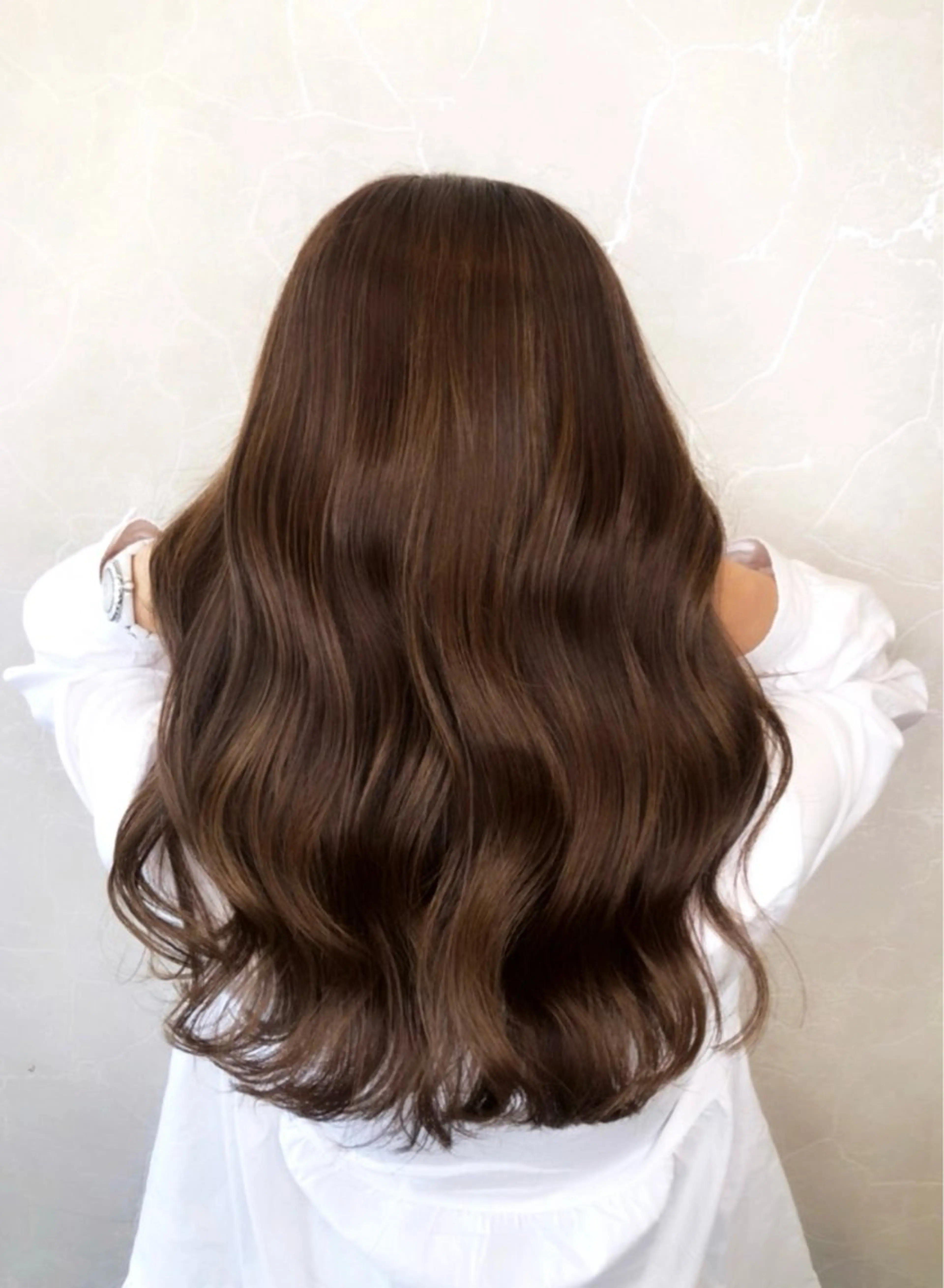 ロング カラー ヘアアレンジ ブリーチ ブラウンカラー ハイライトカラー ハイライト トリートメント ヘアカラー トリートメント ✨艶髪✨ 吉田誠のヘアスタイル