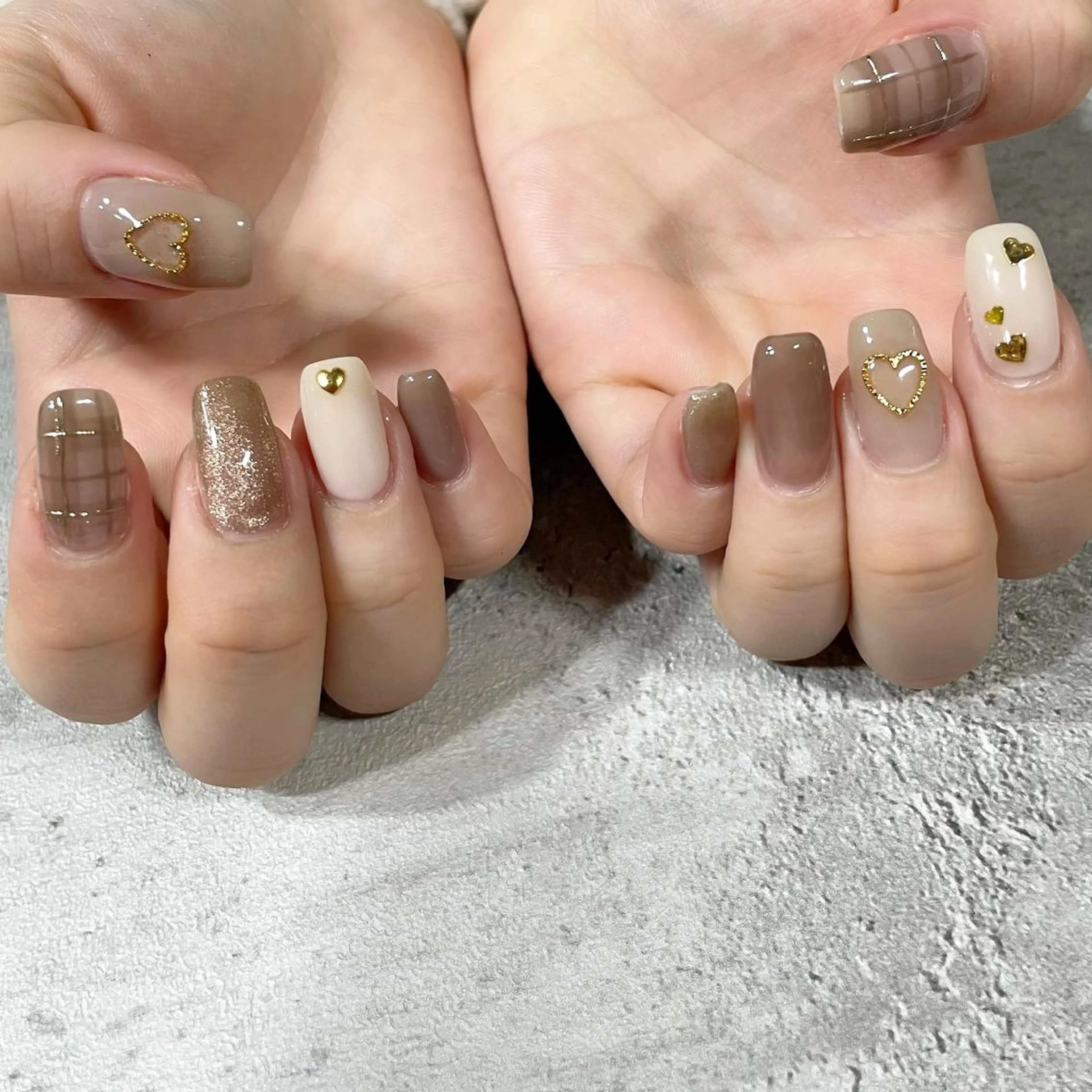 ネイル ジェルネイル 東 千夏のネイルデザイン