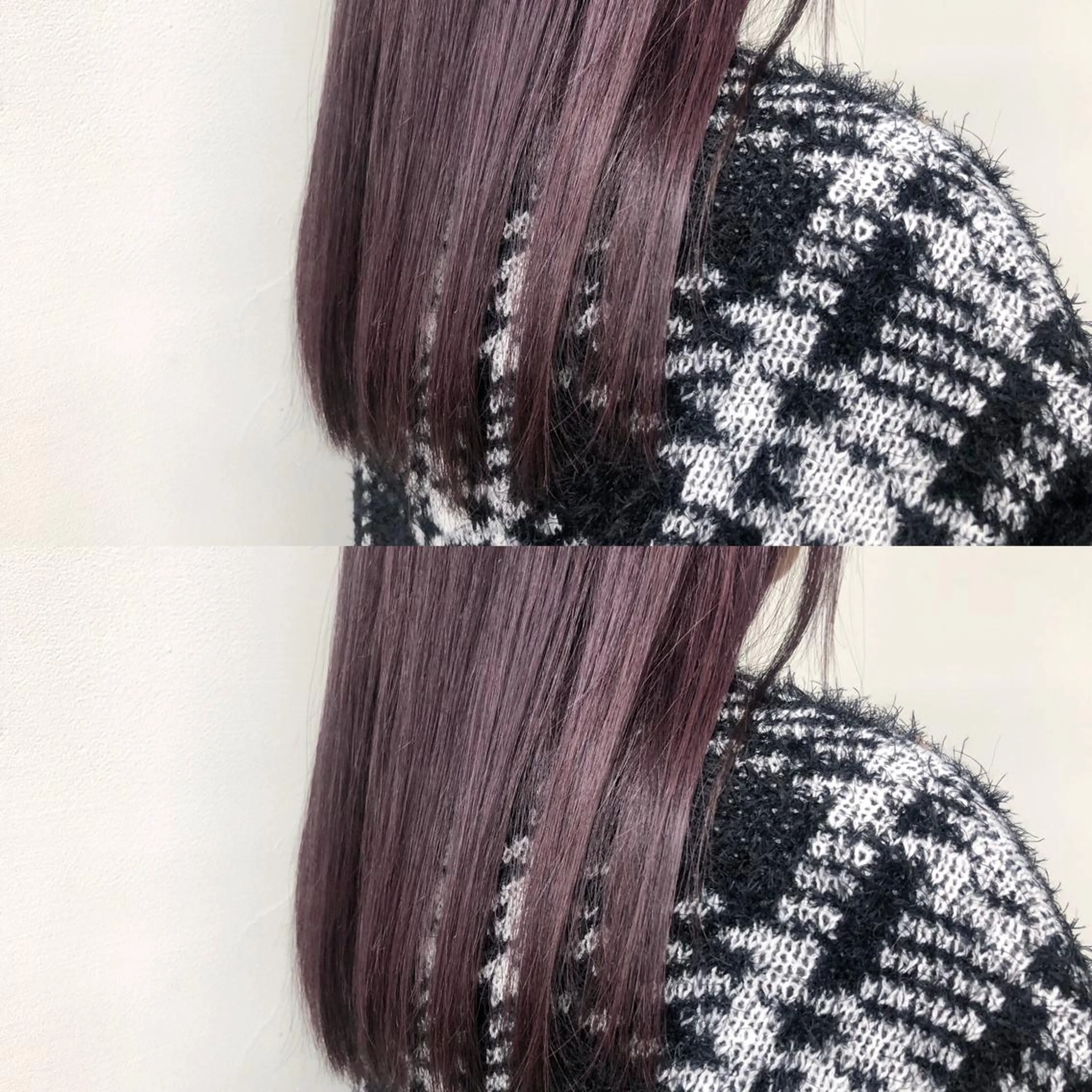 ロング パープルカラー ヘアカラー トリートメント 小澤大輔 YOLO hairのヘアスタイル