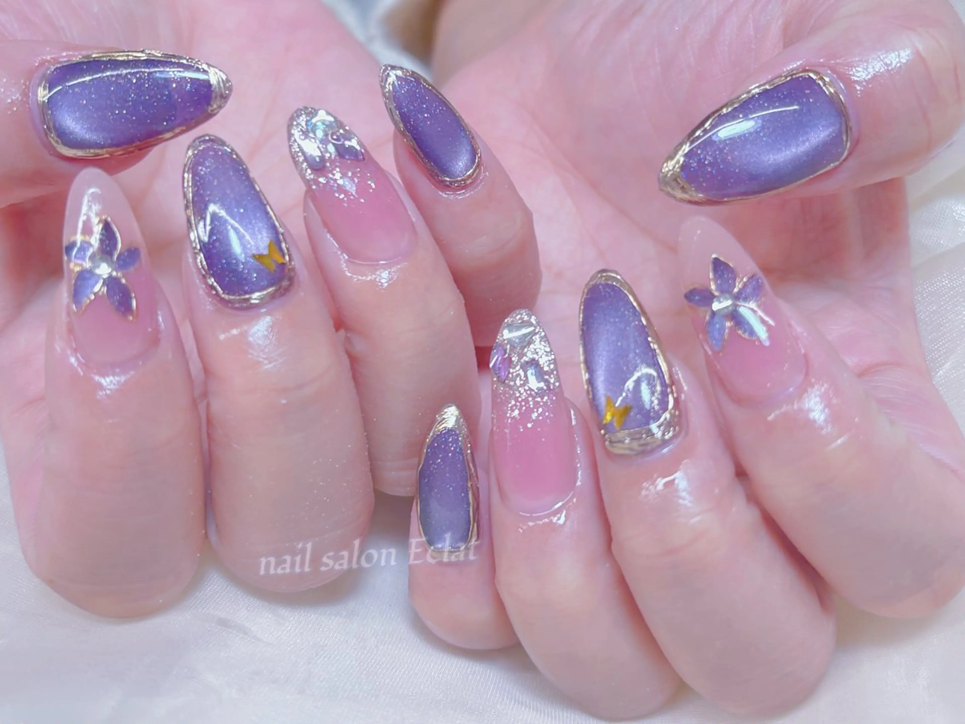 ネイル ハンドネイル ハンドケア ネイルサロンエクラ 🫧Shizukaのネイルデザイン