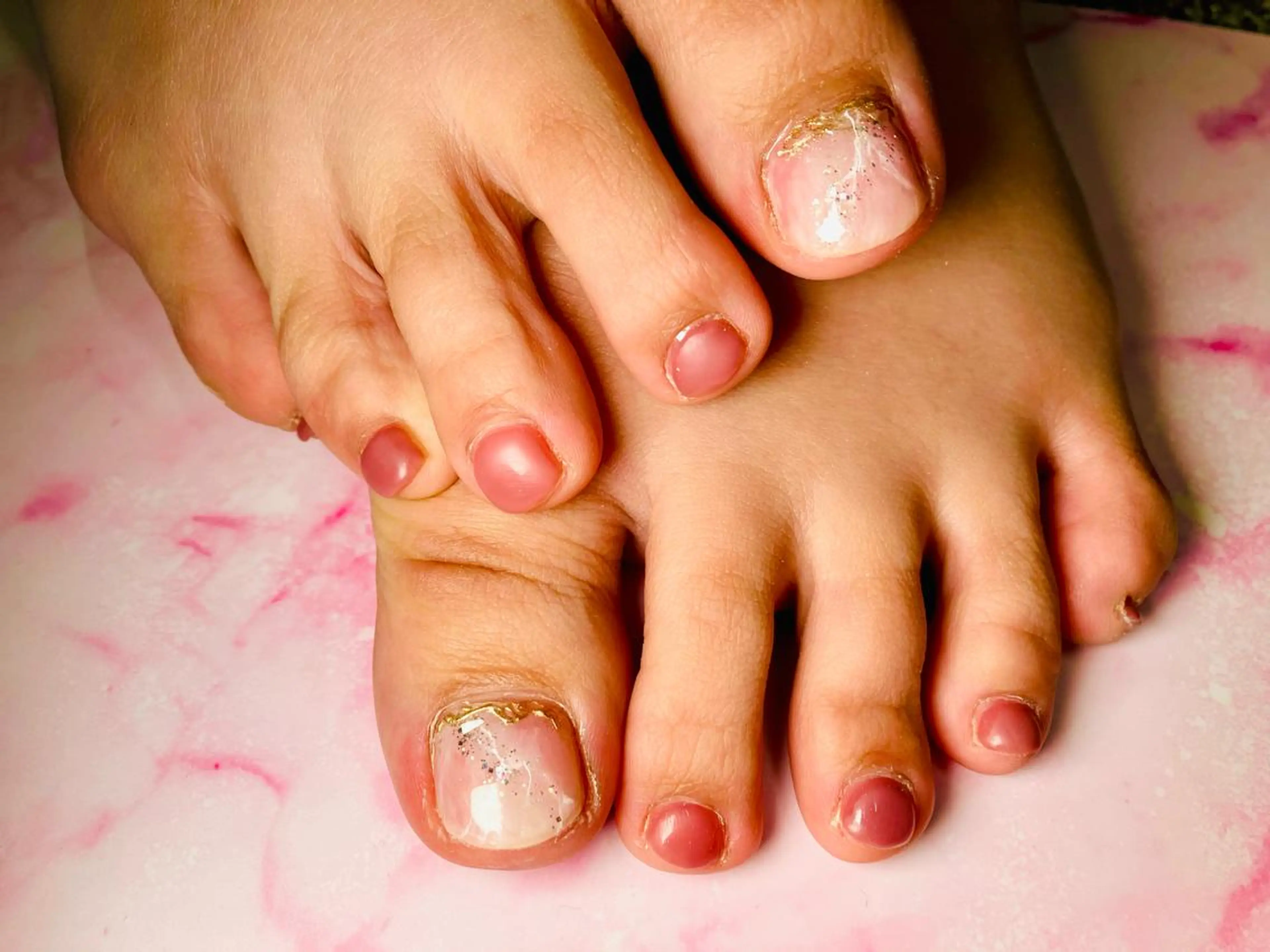 ※Foot※親指アートコース☆モニター特別価格••••••¥6000の写真