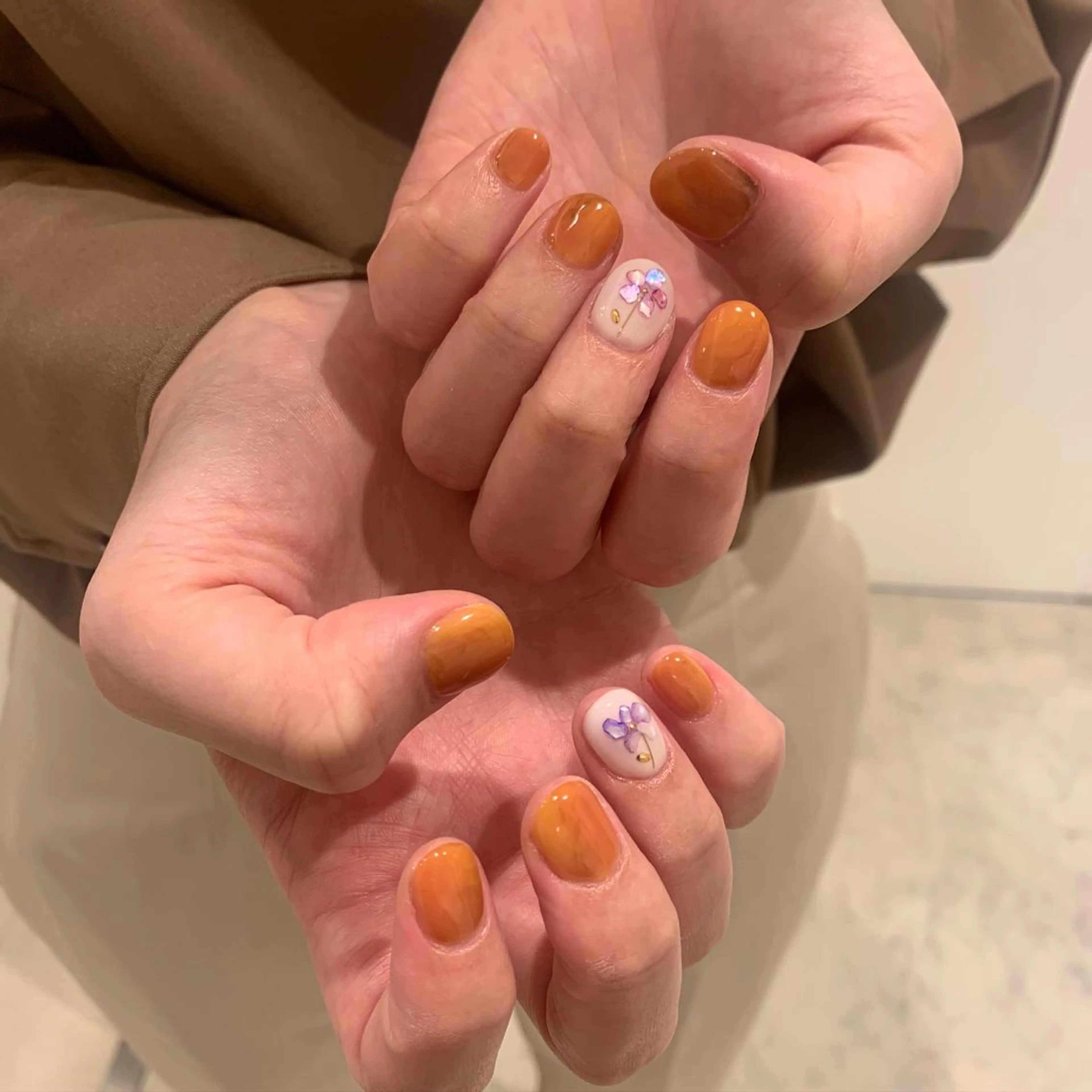 ネイル シンプルネイル SOL　nail イマナカのネイルデザイン
