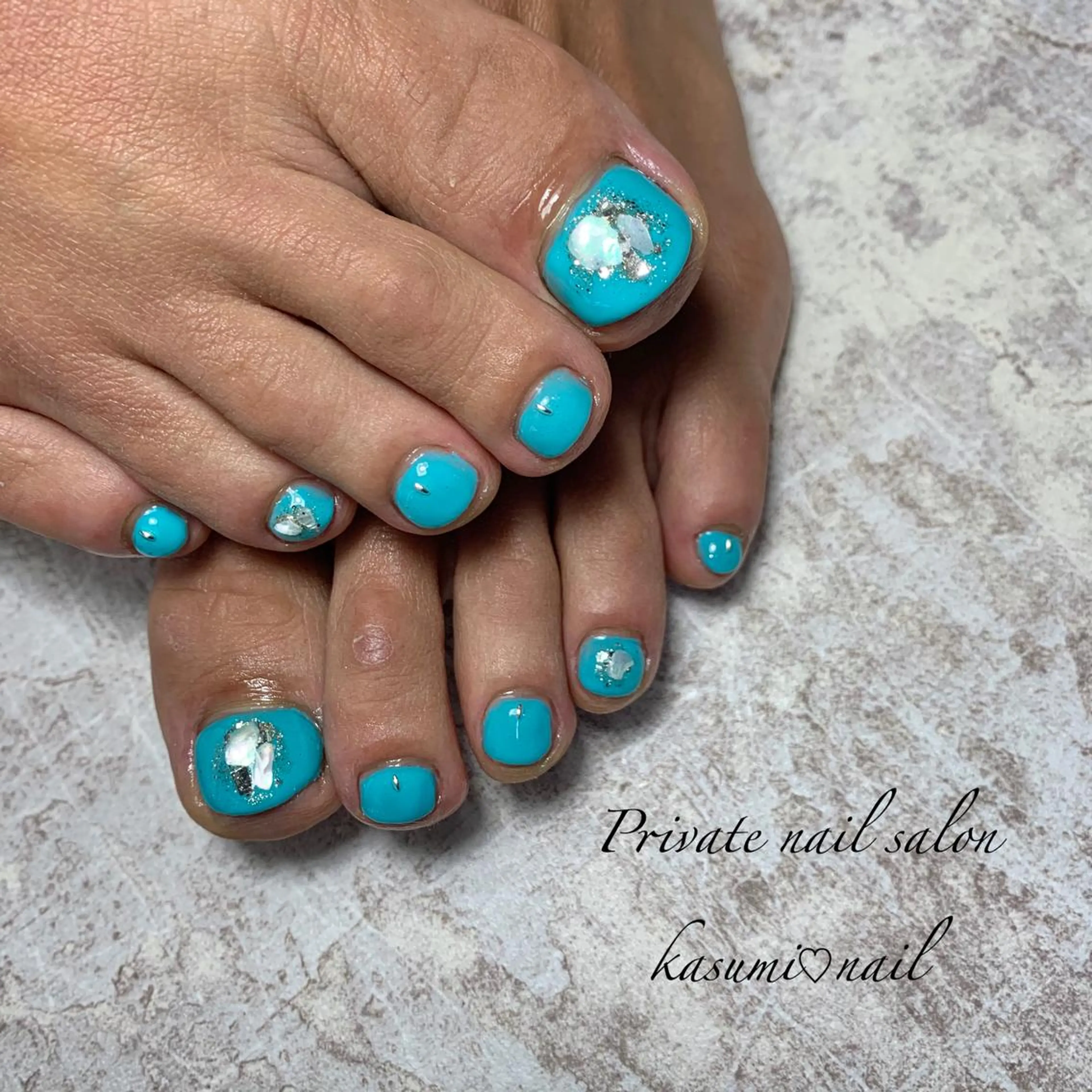 ネイル アートネイル フットネイル ジェルネイル マグネットネイル 大理石ネイル(マーブル) KASUMI♡ Nailのネイルデザイン