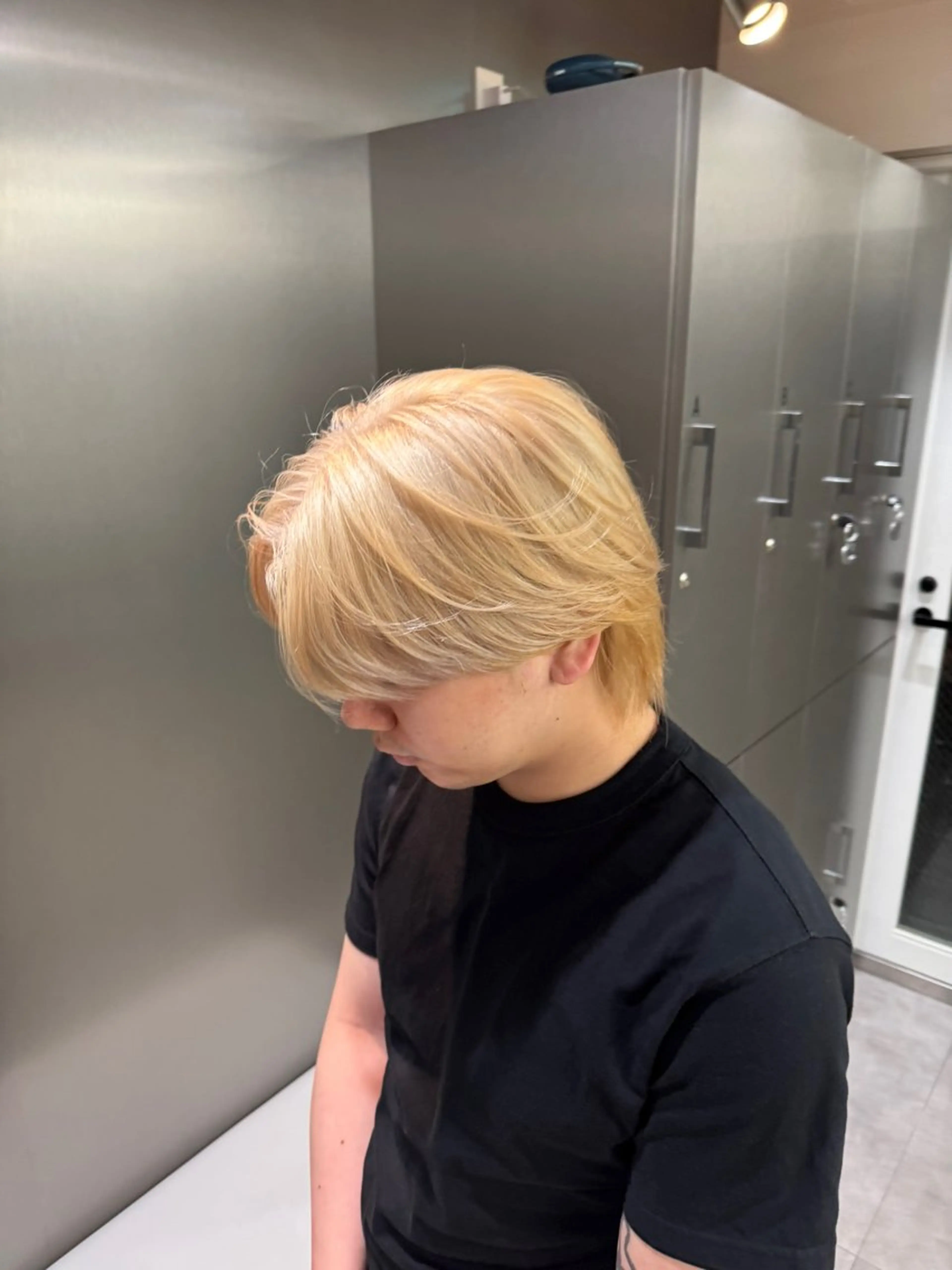 カラー メンズ レイヤー/ハッシュ カット/悠斗のヘアスタイル