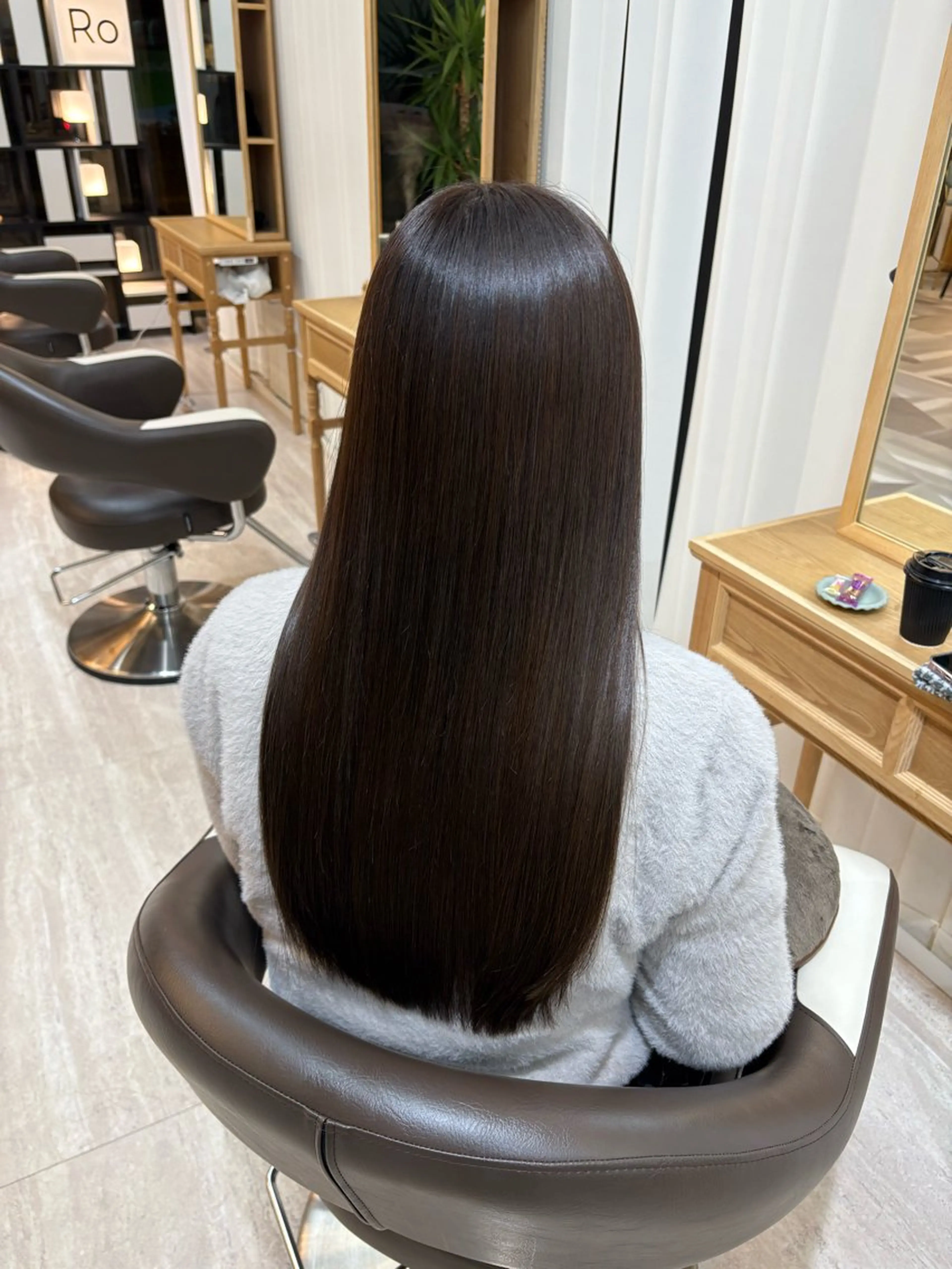 ロング カラー ヘアカラー 🪐韓国／暗髪カラー ／ ｓａｋｕｒａ☽⋰のヘアスタイル