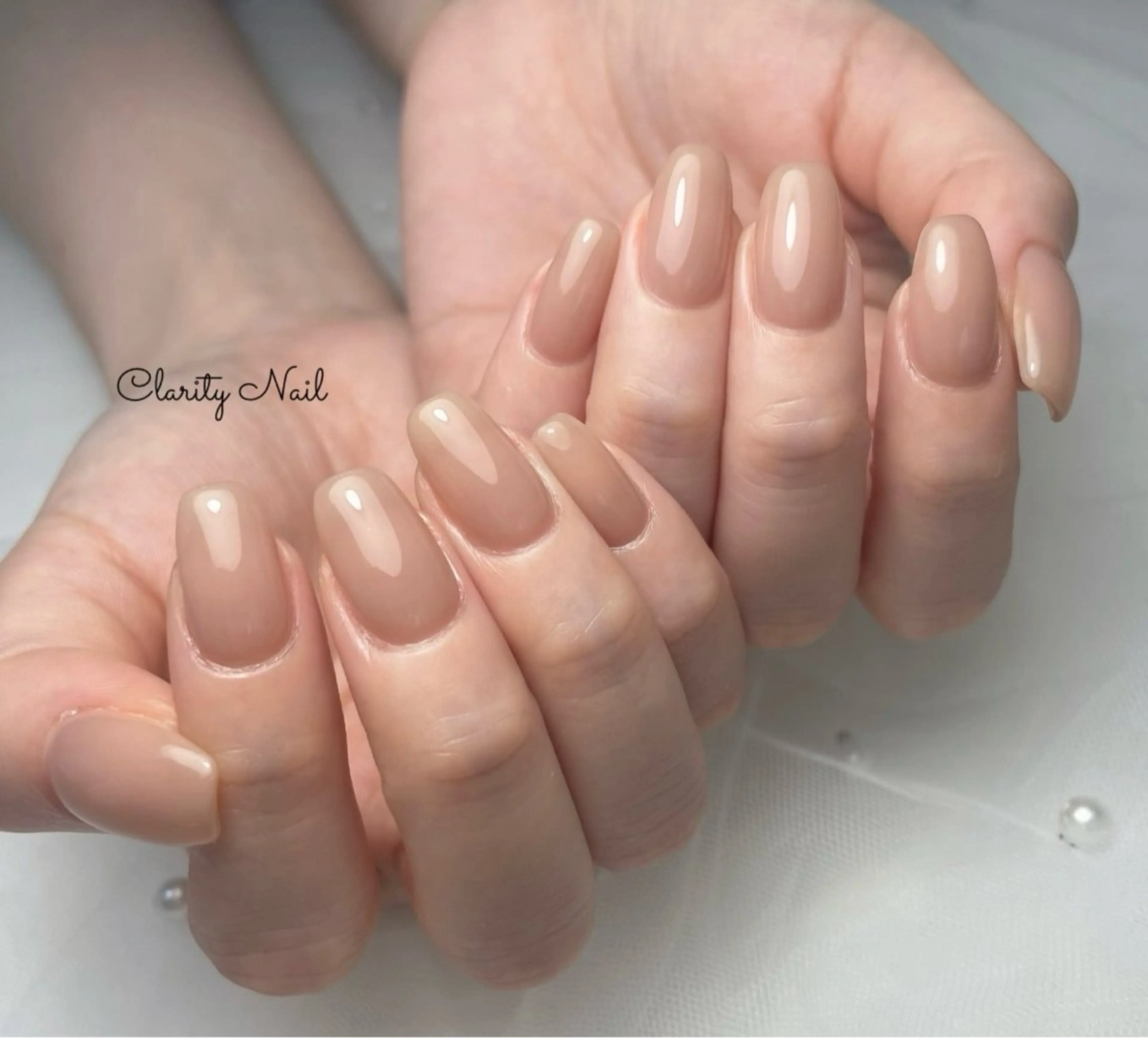 ネイル ワンカラーネイル ハンドネイル Clarity Nailのネイルデザイン