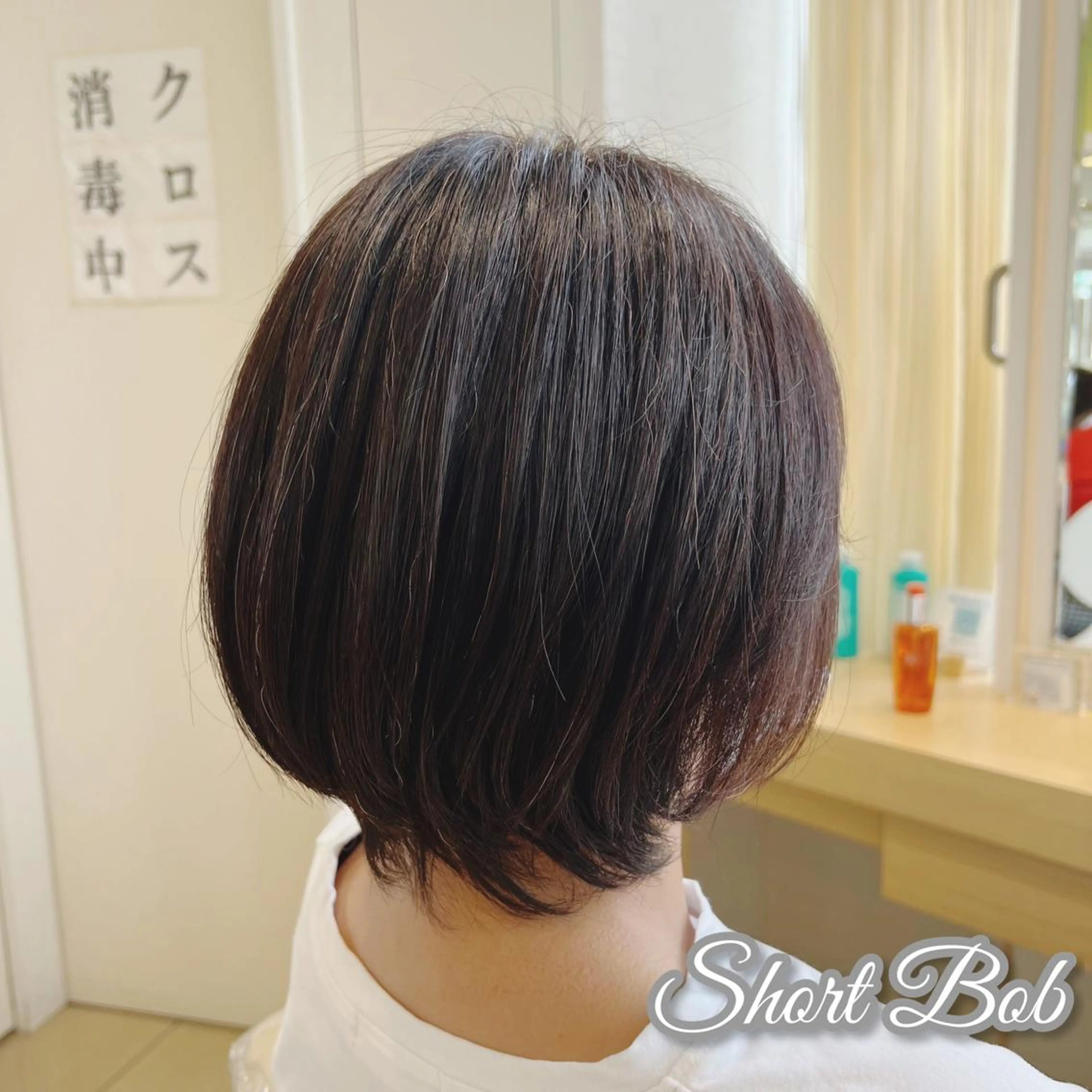 ショート ショートボブ ボブ ショートヘア Ash宮前平/パーマ /縮毛矯正/鈴木和也のヘアスタイル