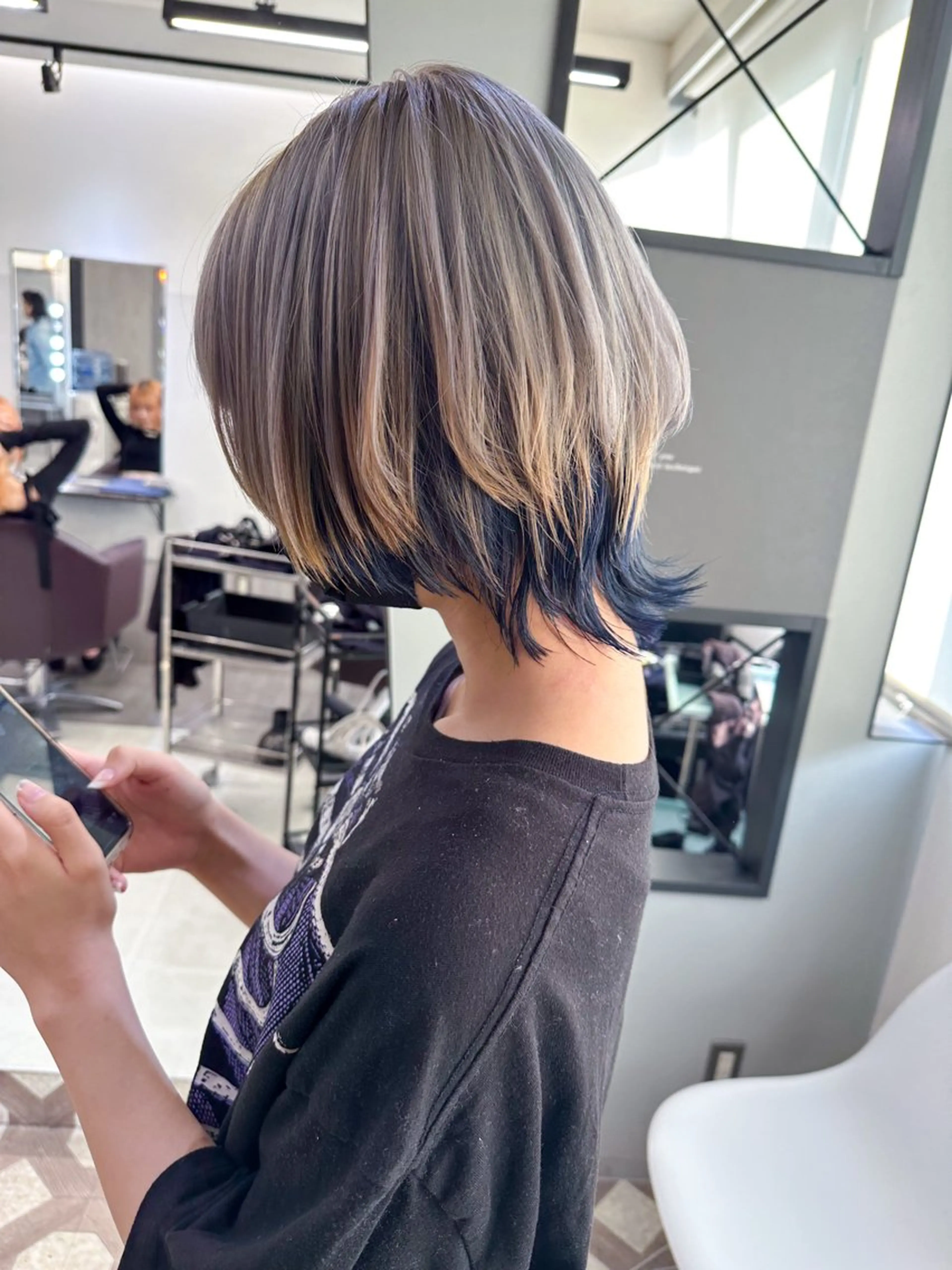 ミディアム カラー jill by gisel＿奥家のヘアスタイル