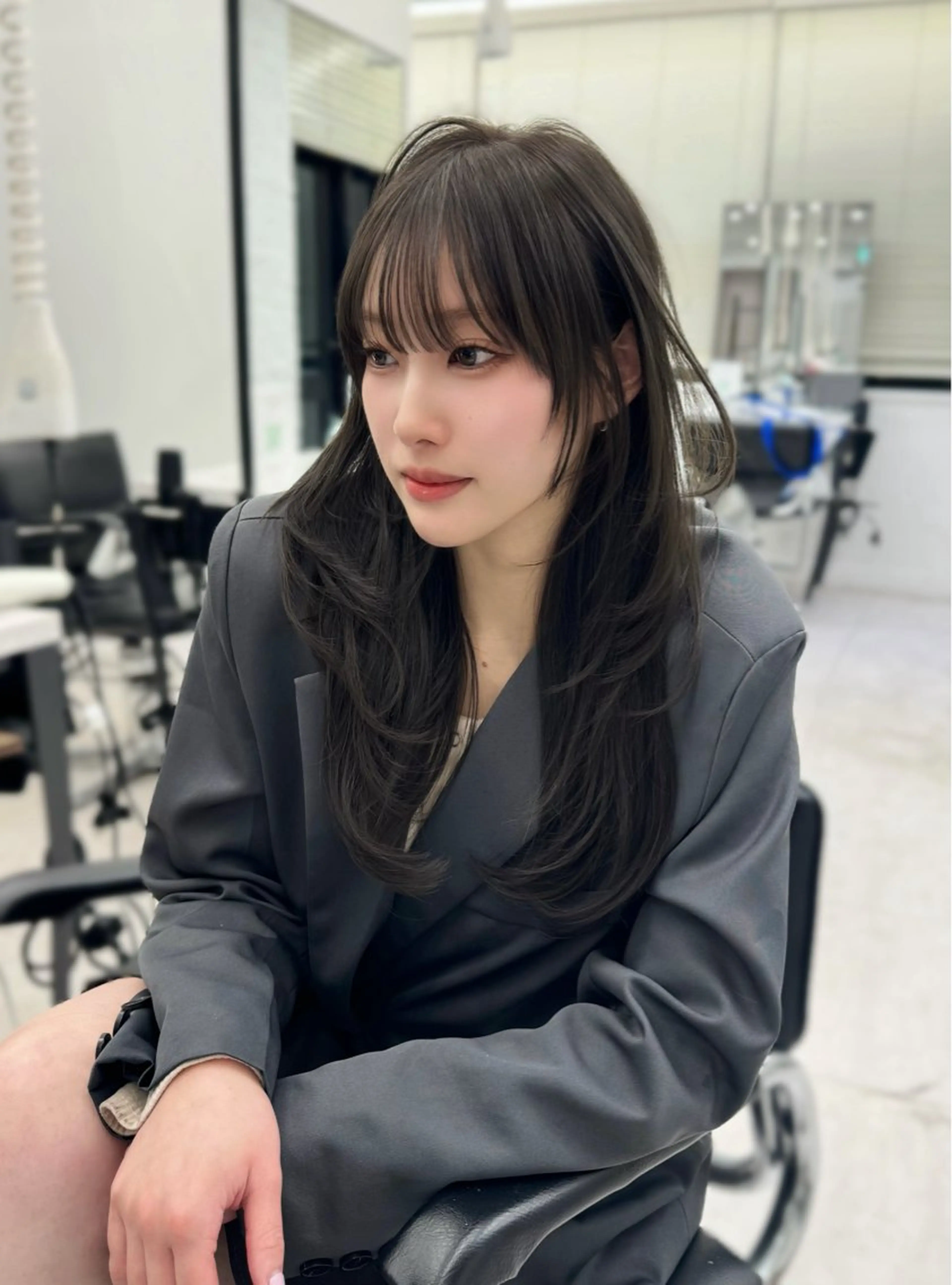 ロング ヘアカラー なつき🎀韓国 styleのヘアスタイル