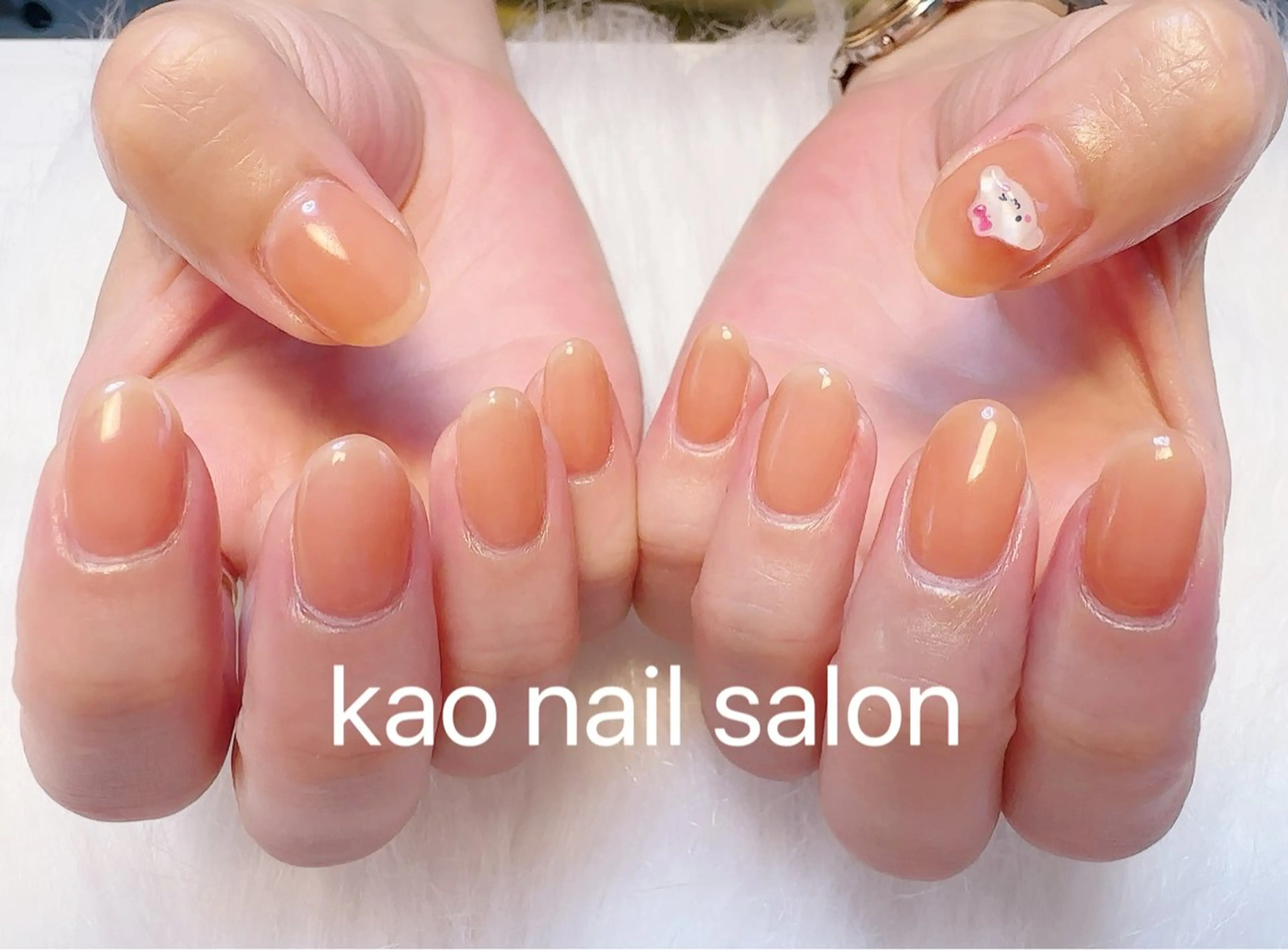ネイル ハンドネイル kao nail マグネット/長さだしのネイルデザイン