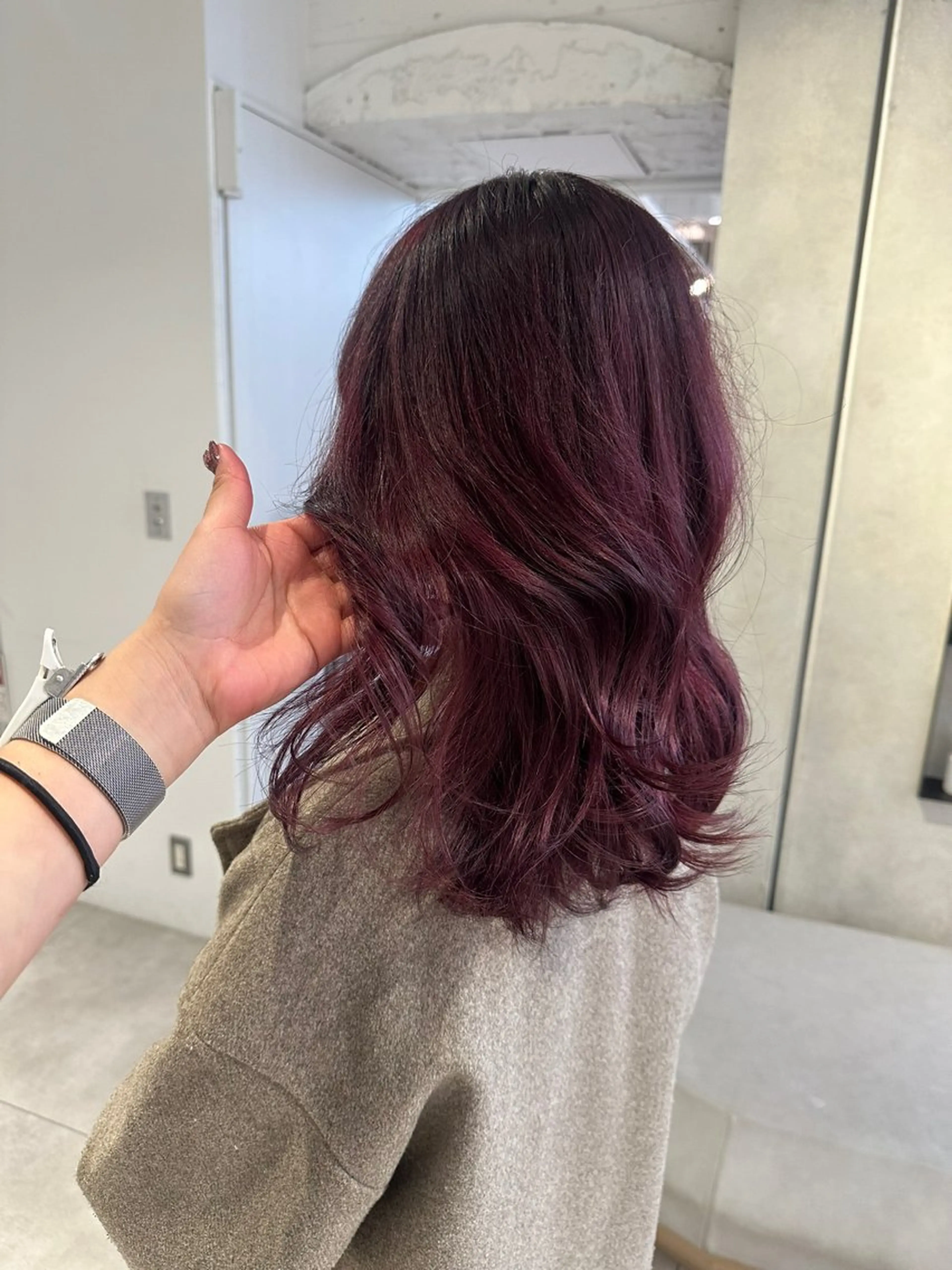 ロング カラー ヘアカラー 韓国ヘアメンズ・レデ ィース特化ミクのヘアスタイル