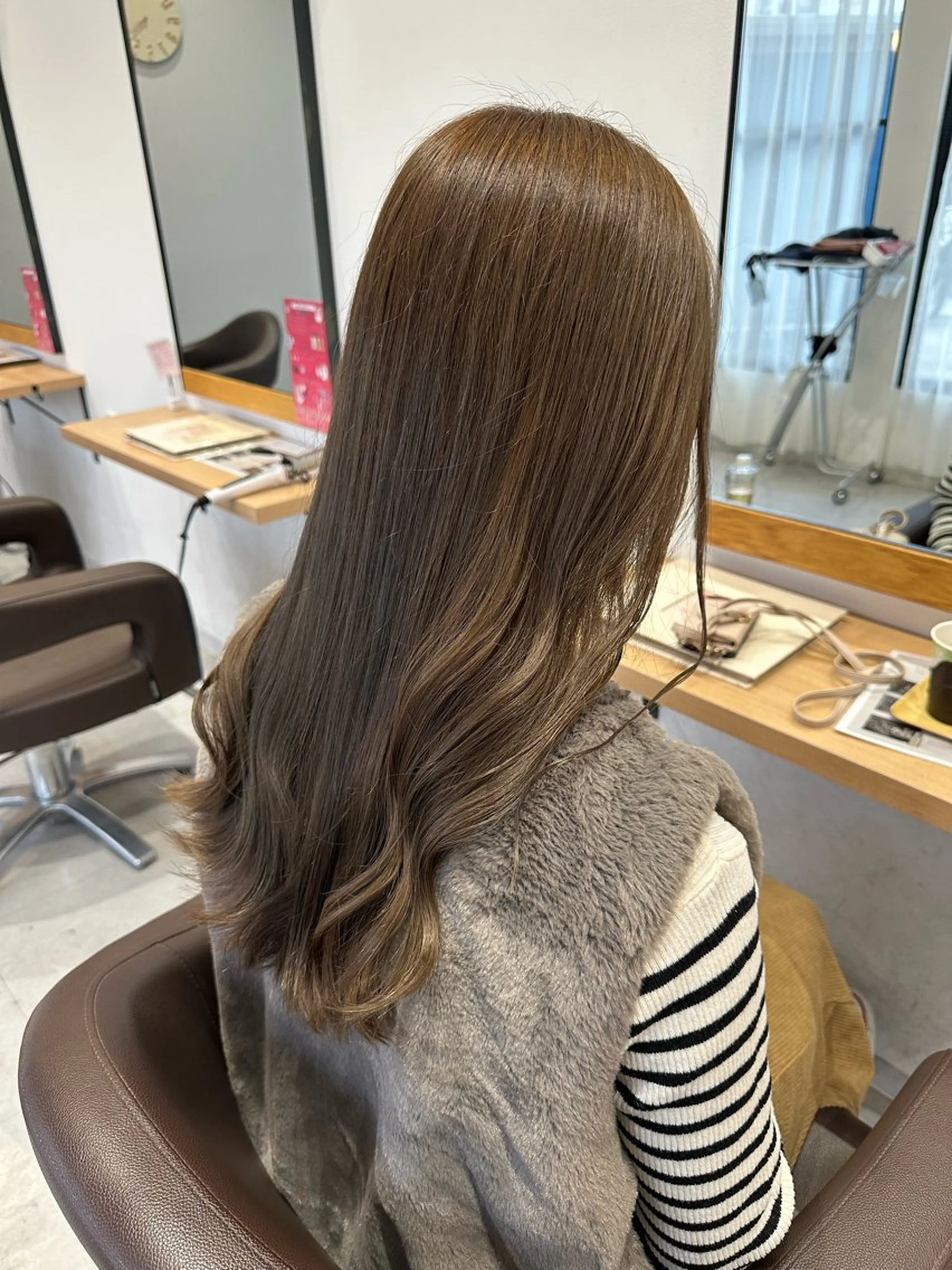 ロング カラー カット ヘアカラー レイヤー/くびれ Chere   金剛のヘアスタイル