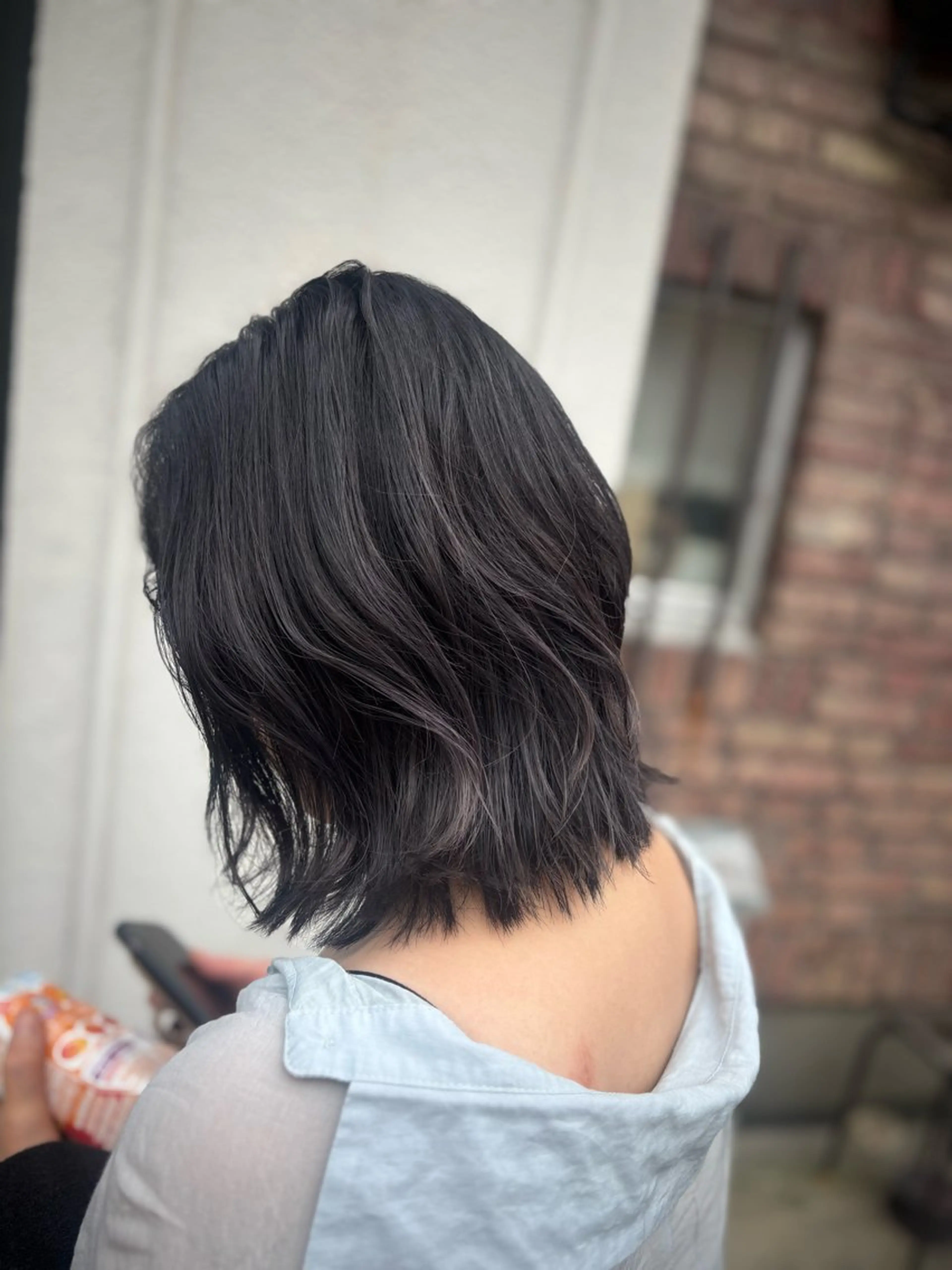 ミディアム 酸性ストレート✨ 艶カラー✨谷口倭子のヘアスタイル