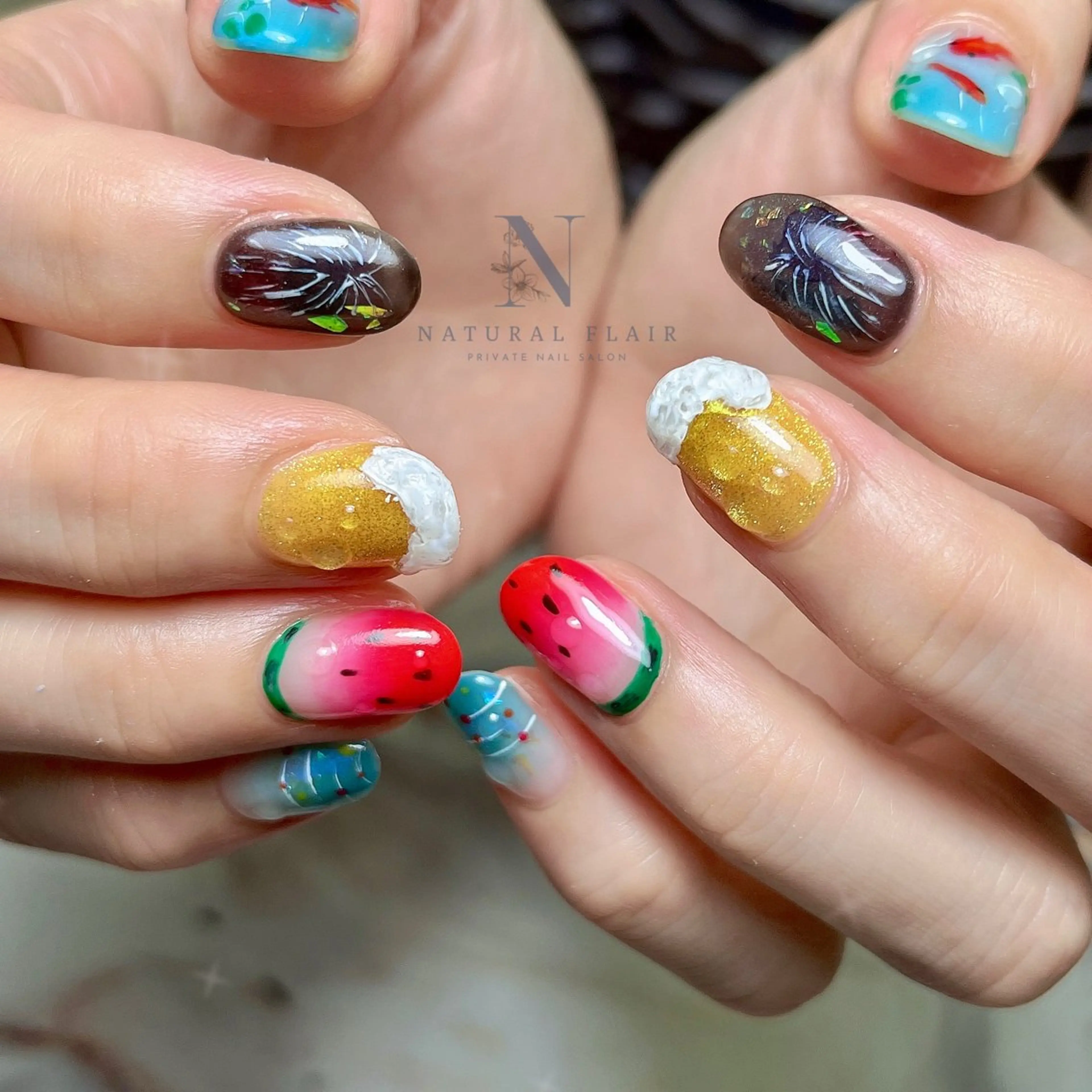 ネイル natural flairのネイルデザイン