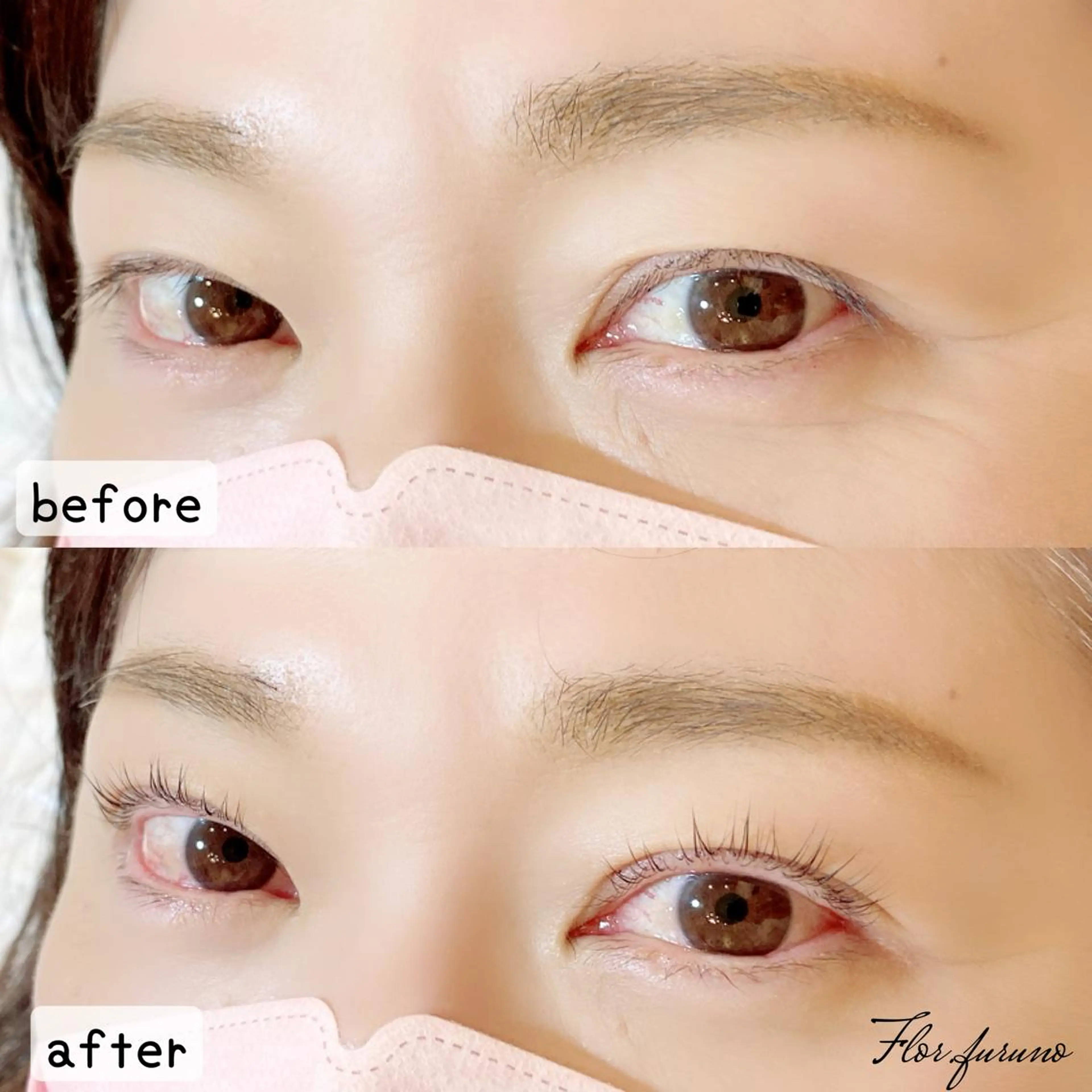 マツエク・マツパ アイブロウ マツパ Flor上大岡 ＊フルノ リナ＊のマツエク・マツパデザイン