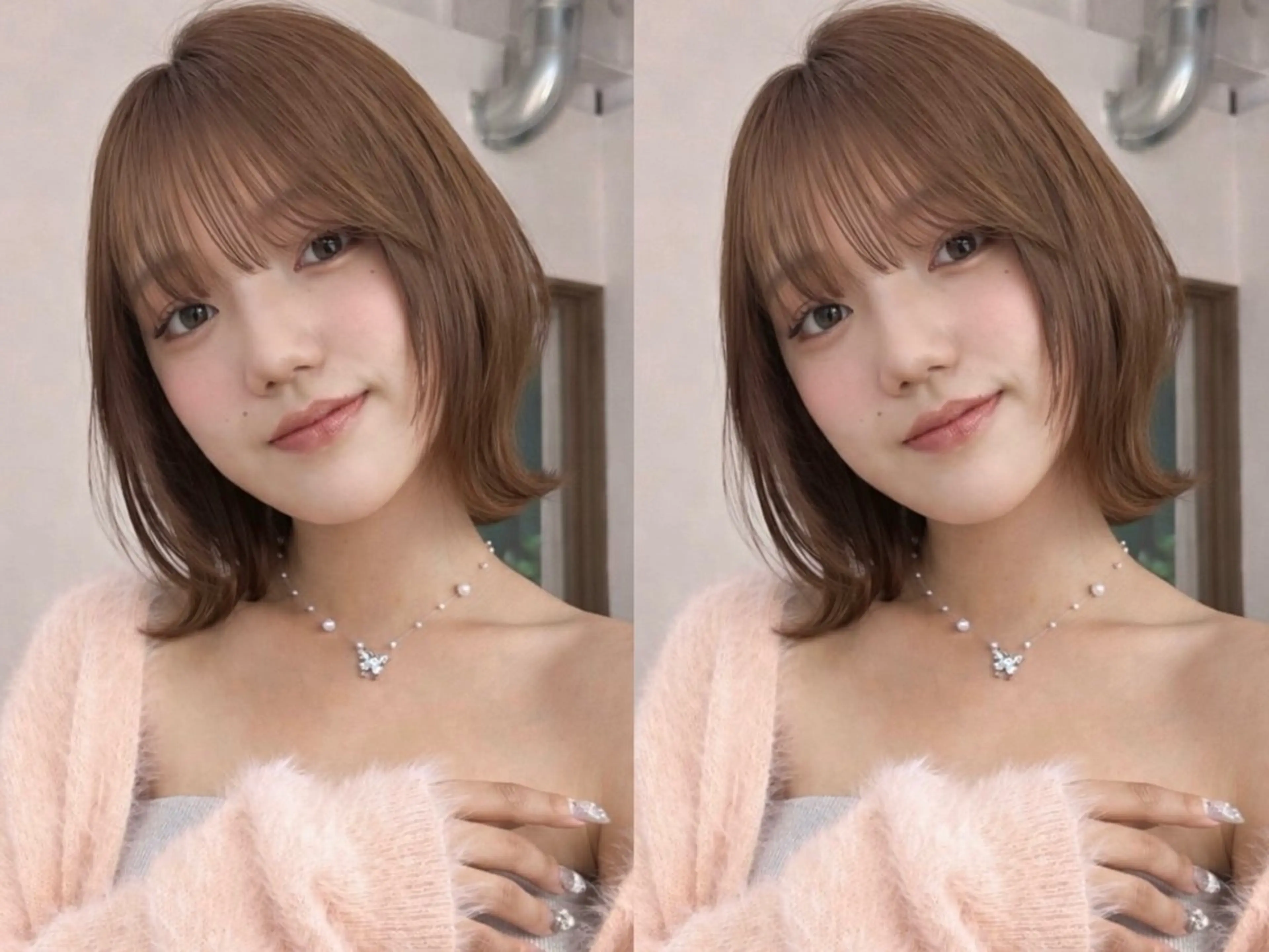 ミディアム すずか ／艶感カラー🪽🫧のヘアスタイル