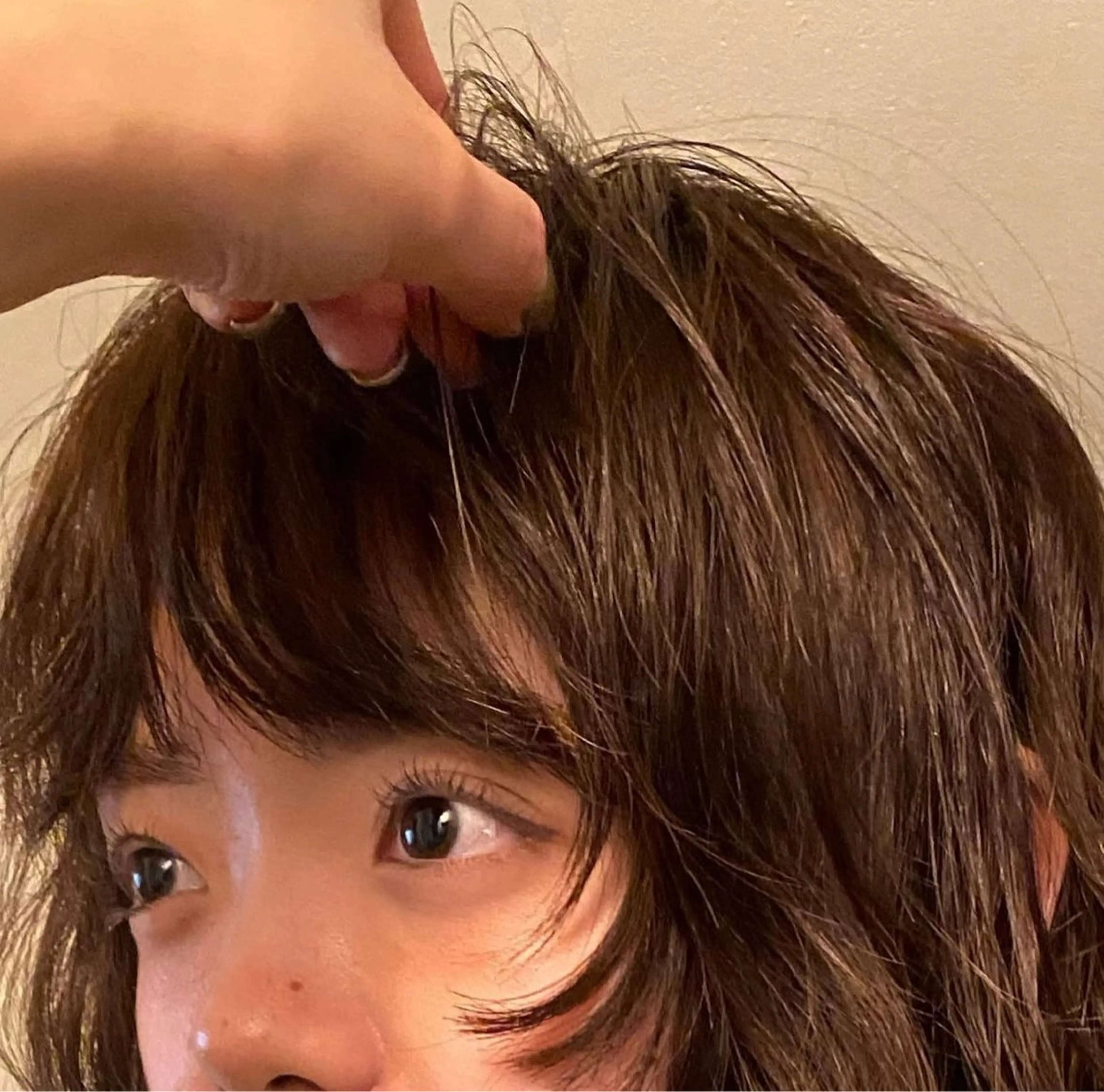 ミディアム カラー ブラウンカラー ヘアカラー トリートメント 森田遥奈/透明感カラ ー/似合わせカットのヘアスタイル