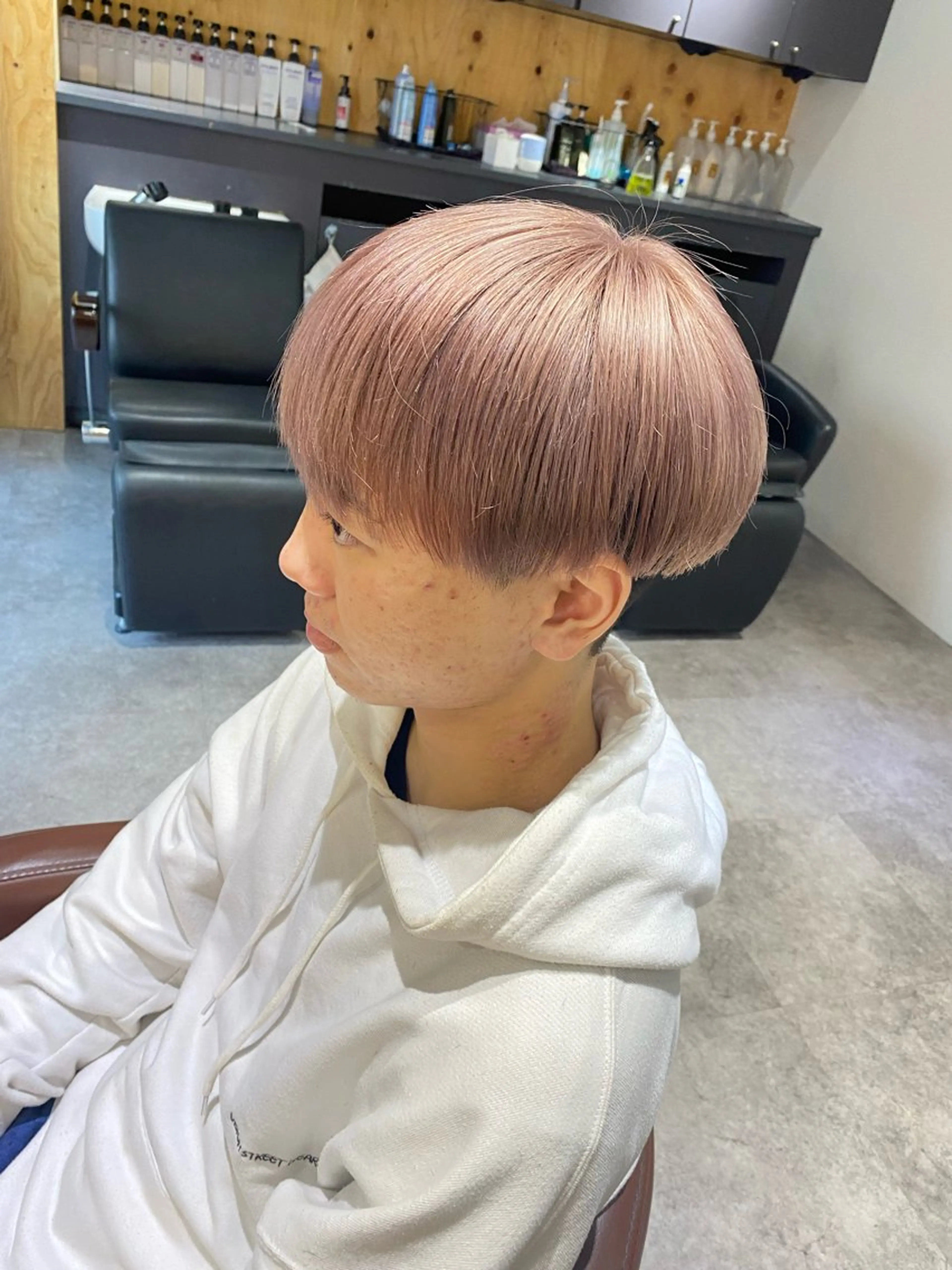 カラー メンズ カット ヘアカラー メンズブリーチカラー /パーマ ごーた立川のヘアスタイル