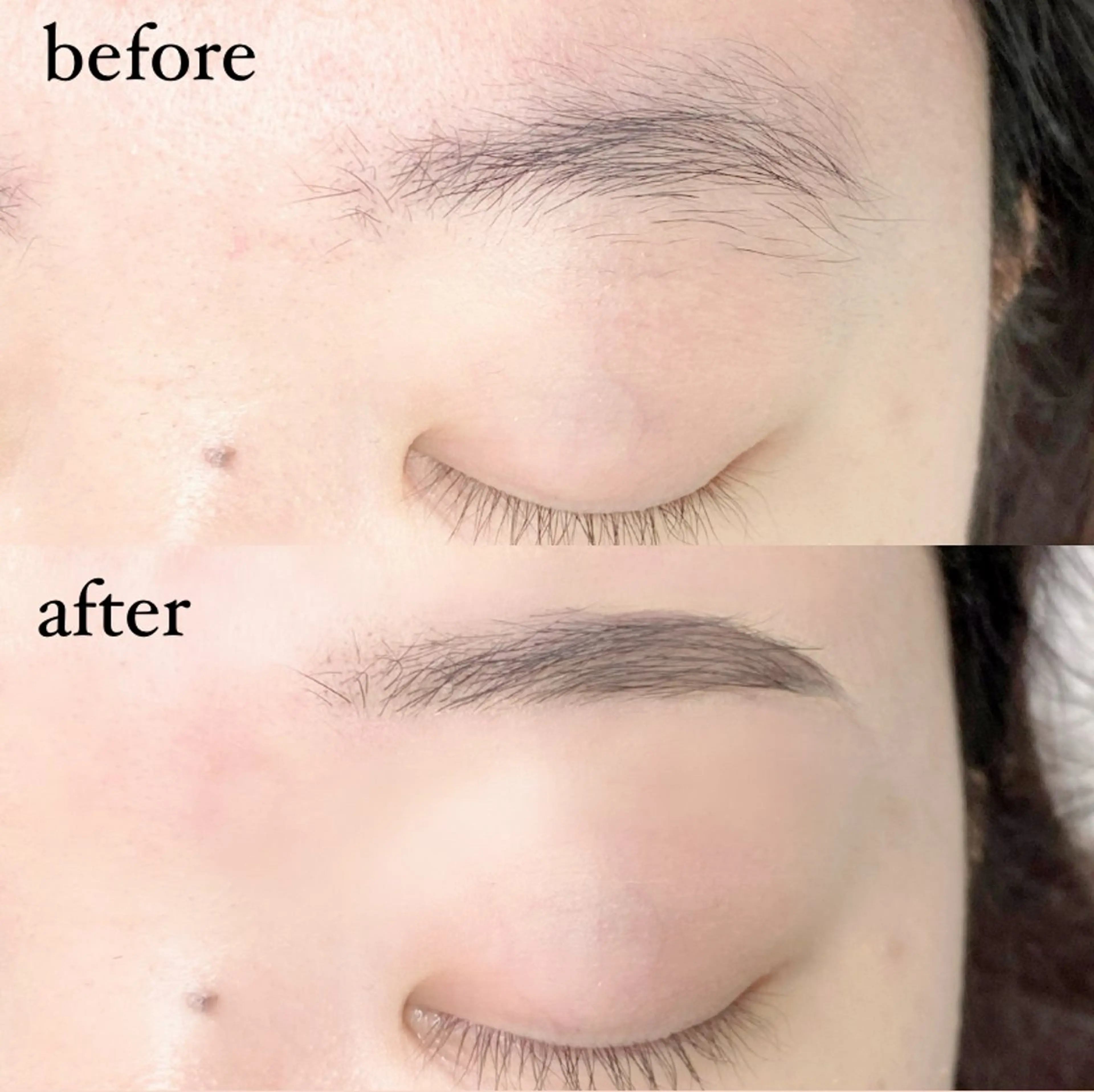 アイブロウ 眉毛ワックス脱毛 cheri 外島のマツエク・マツパデザイン