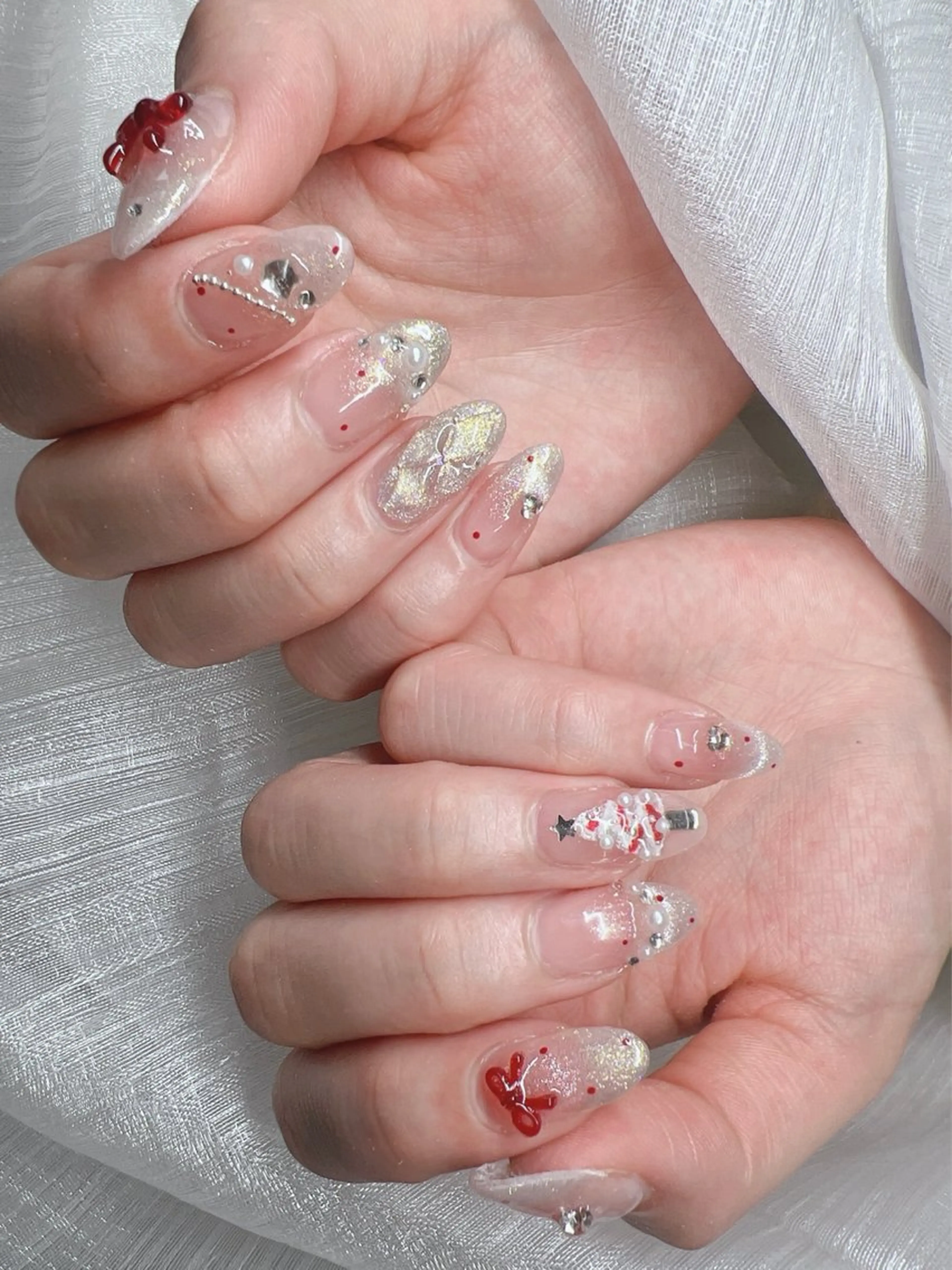 ネイル ハンドネイル Lee Nails チップ長さだし専門店のネイルデザイン