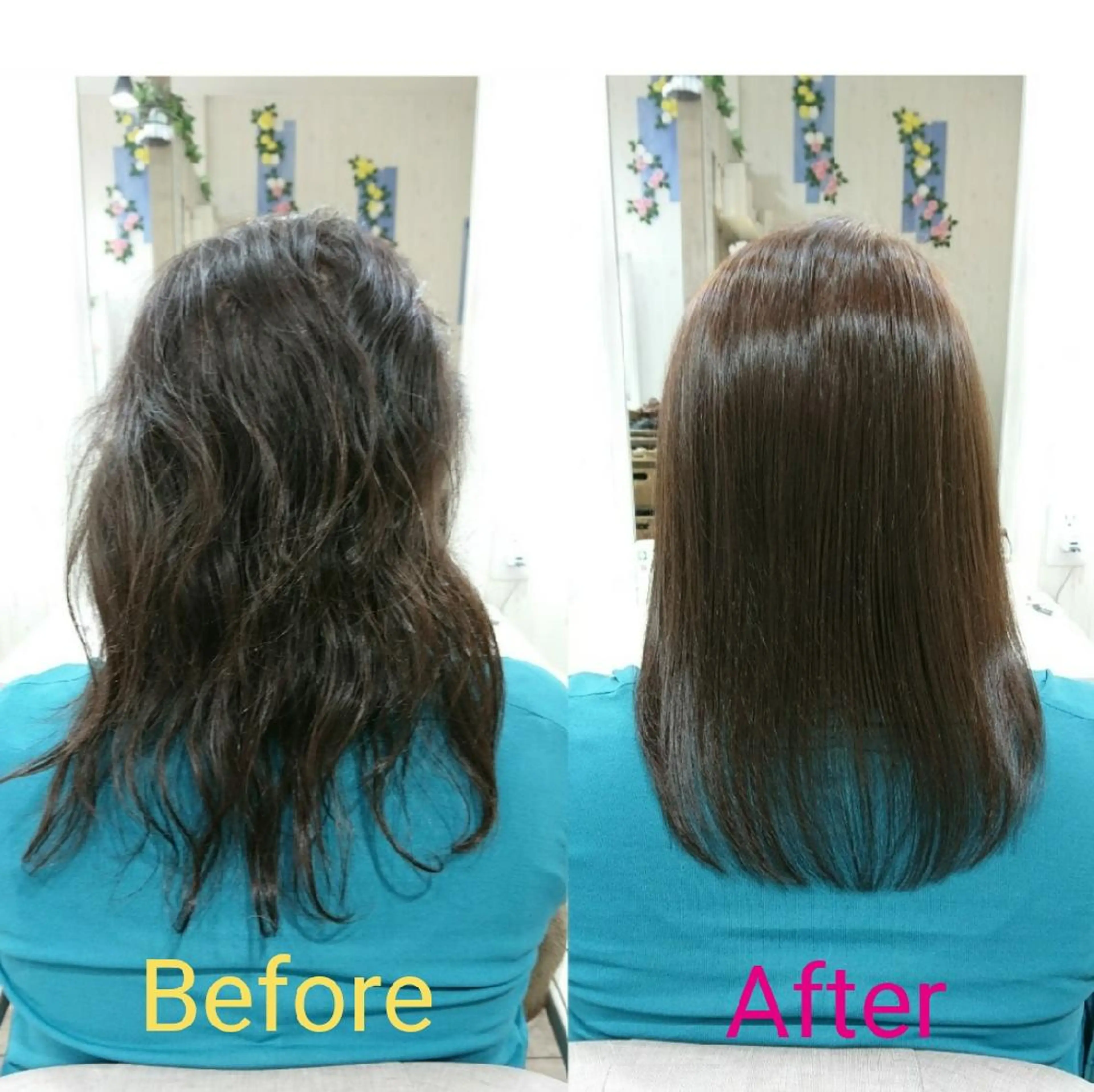 セミロング カラー little 柏 【リトルカシワ】所属・フジタミキ ✨メテオ TR、ヘッドスパのヘアスタイル