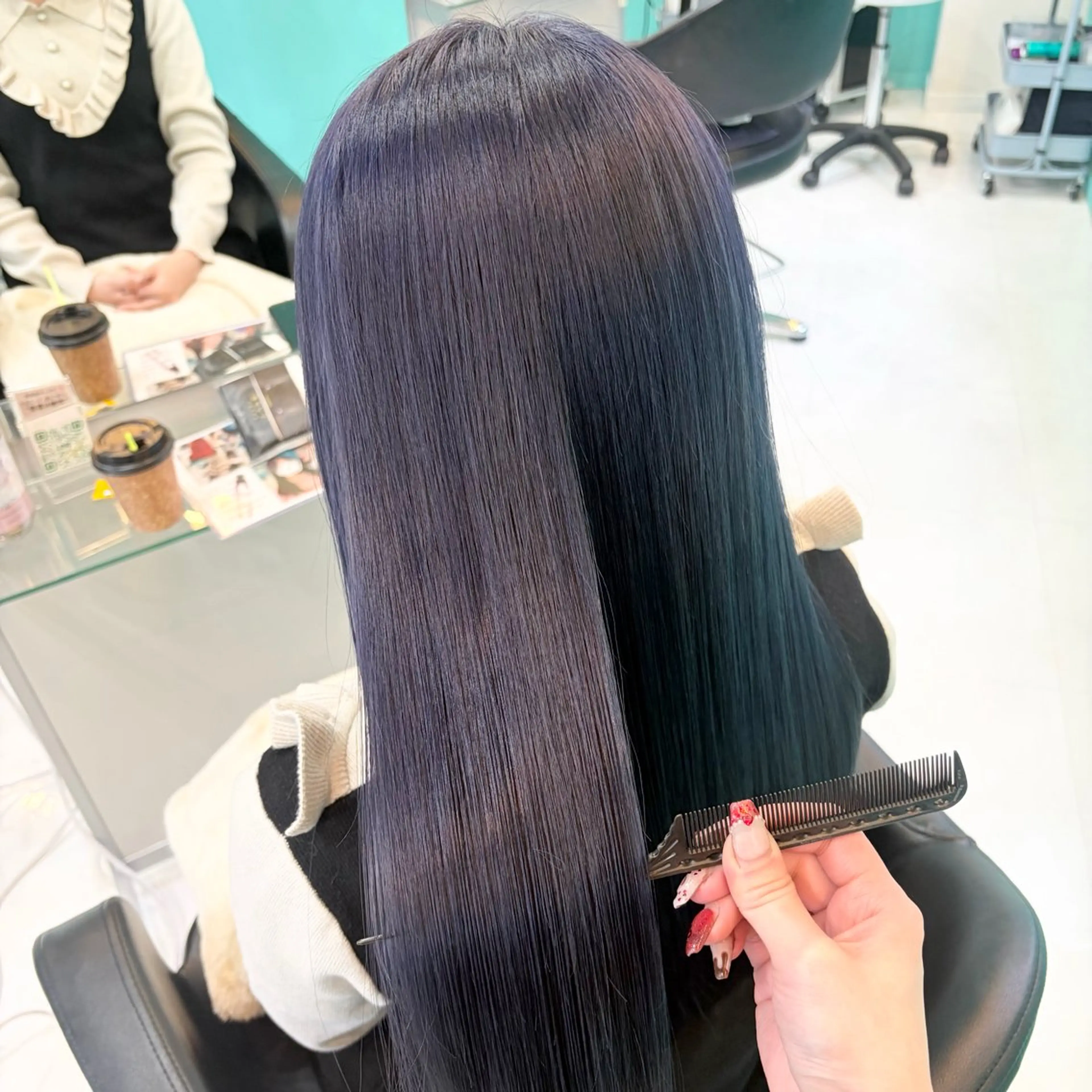 ロング カラー ディープラベンダー ラベンダーカラー デザインカラー/ ボブ/Natsukiのヘアスタイル