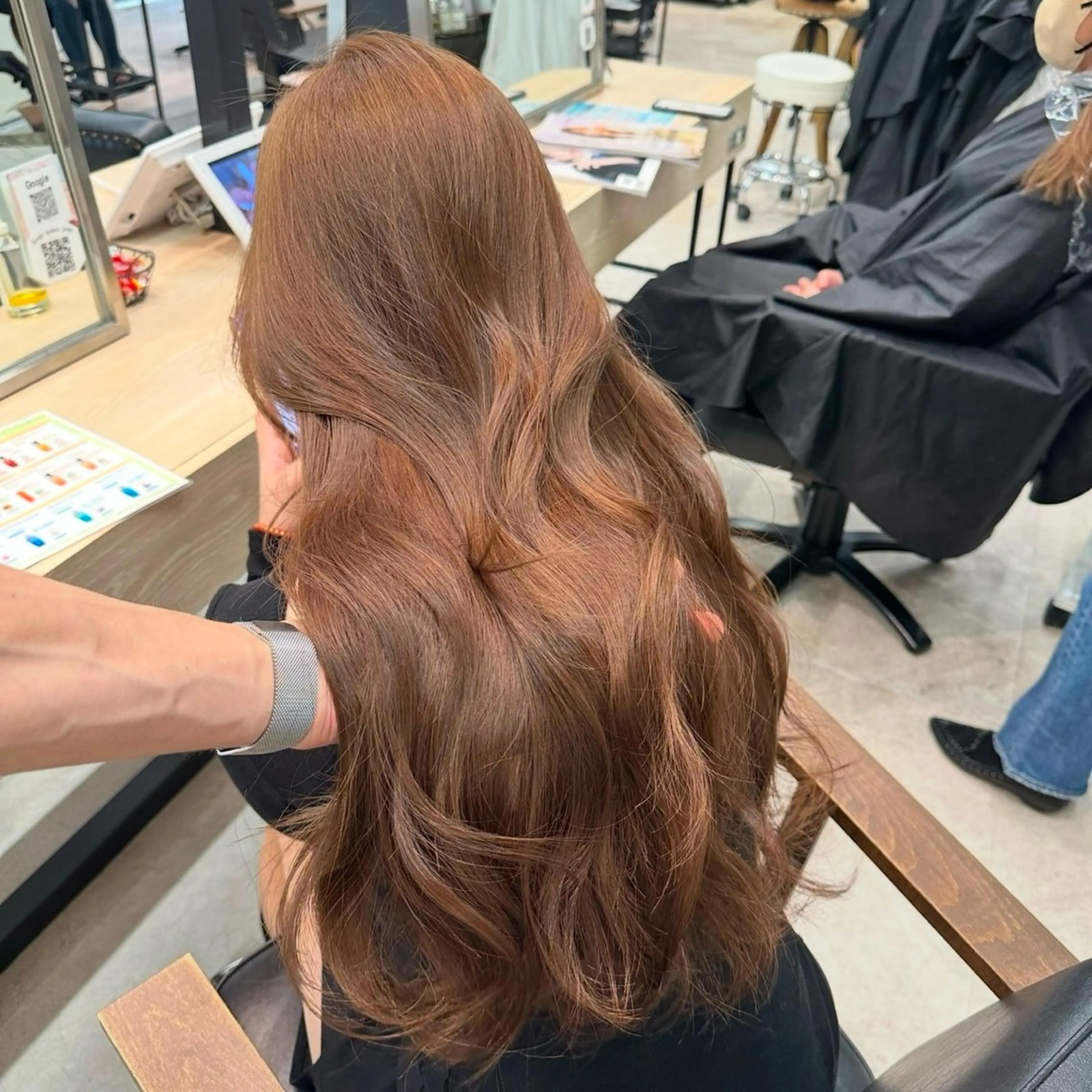 ロング メンズ縮毛矯正 ニュアンスパーマのヘアスタイル