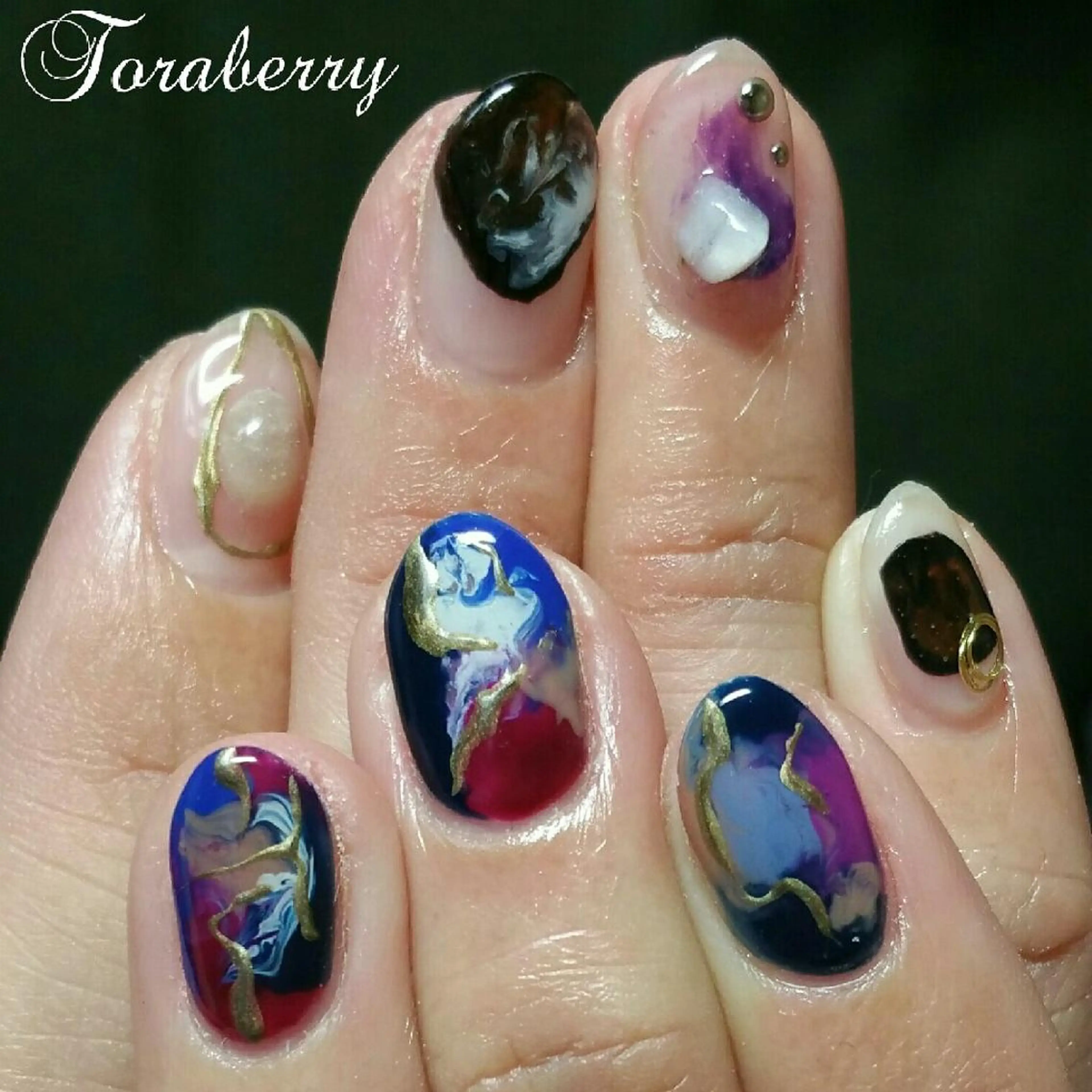 ネイル 持ち込み ニュアンスネイル ネイリスト なつみのネイルデザイン