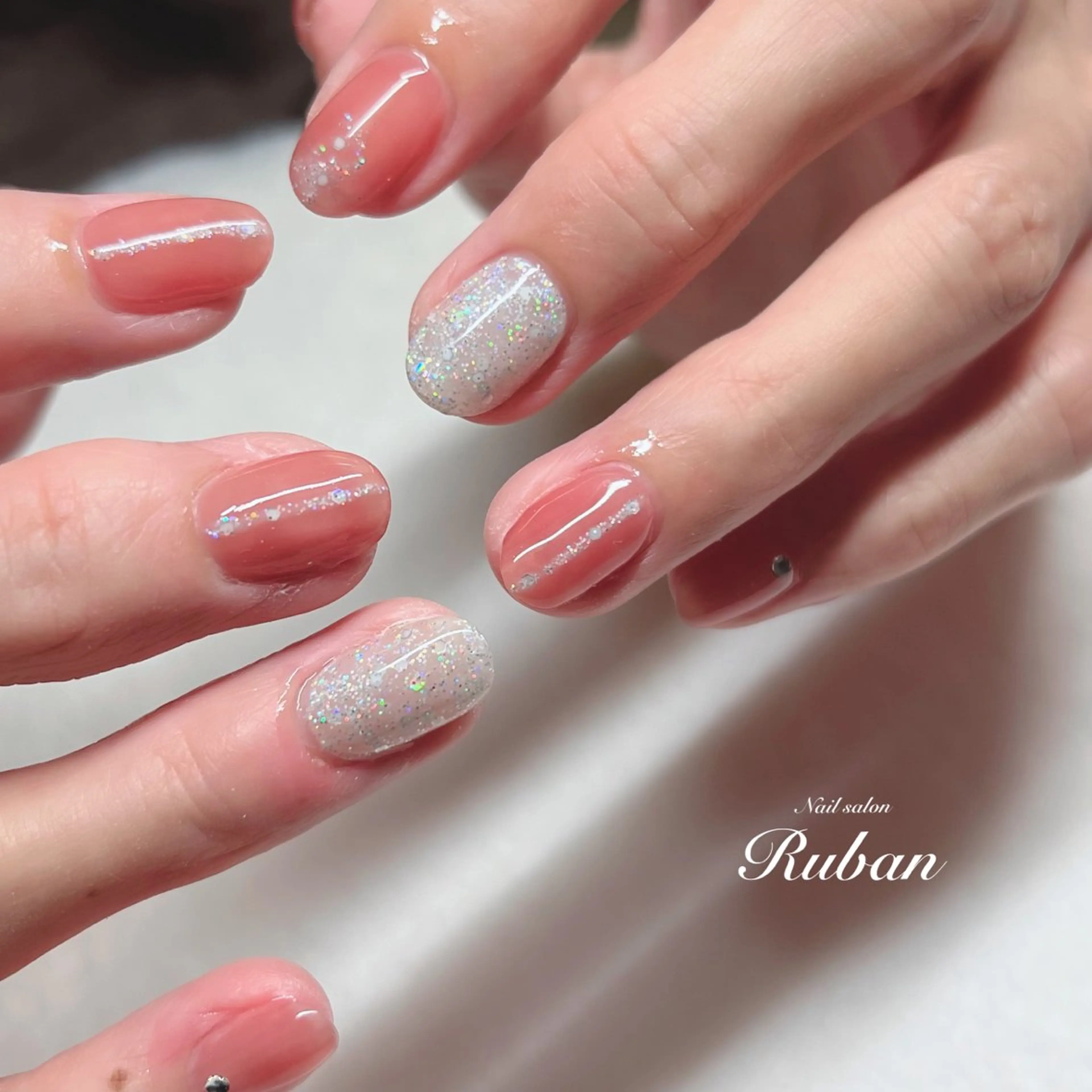 ネイル オフィスネイル シンプルネイル Nail salon Rubanのネイルデザイン