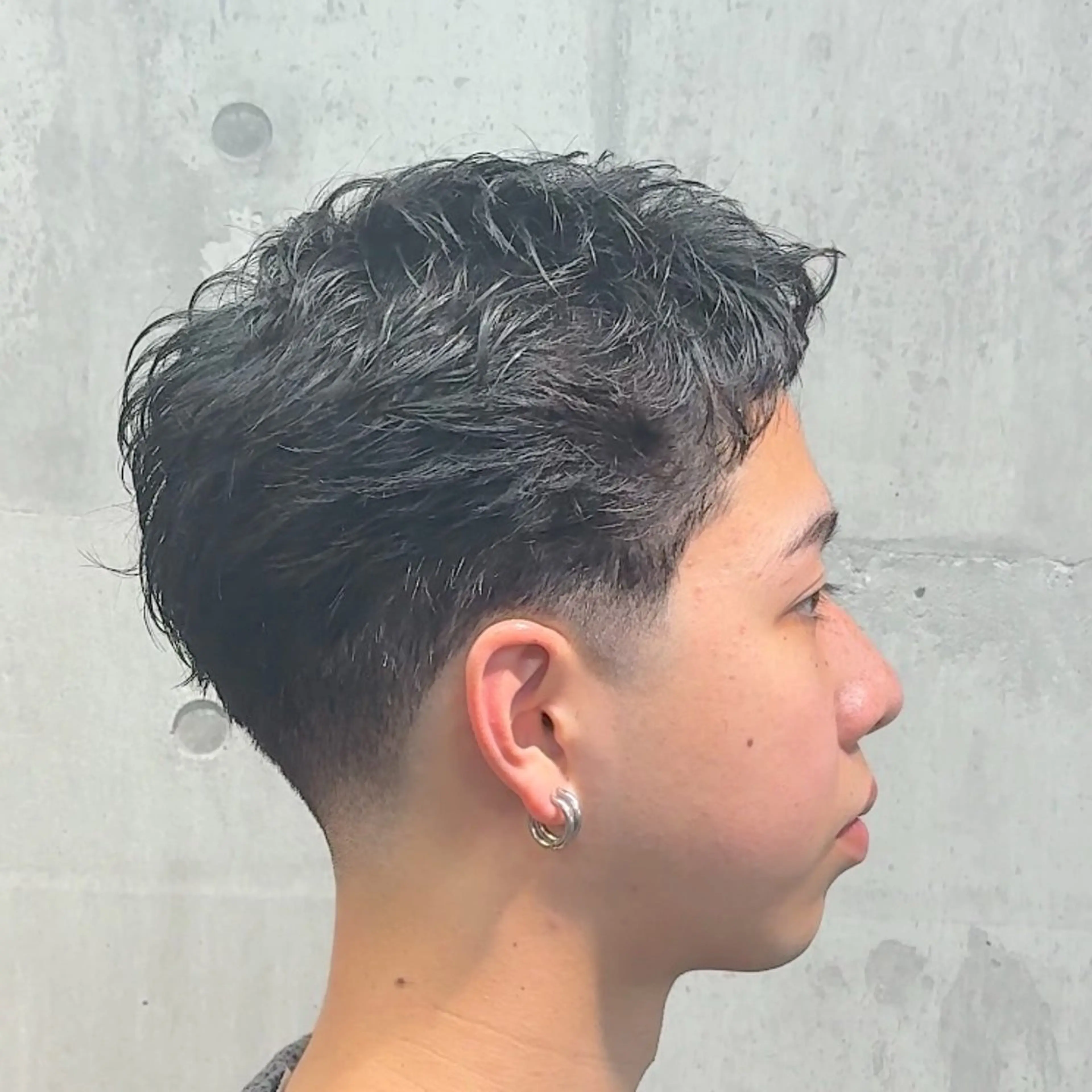 ショート パーマ ヘアアレンジ メンズ MENIN メンズ サロン　望月　涼太のヘアスタイル