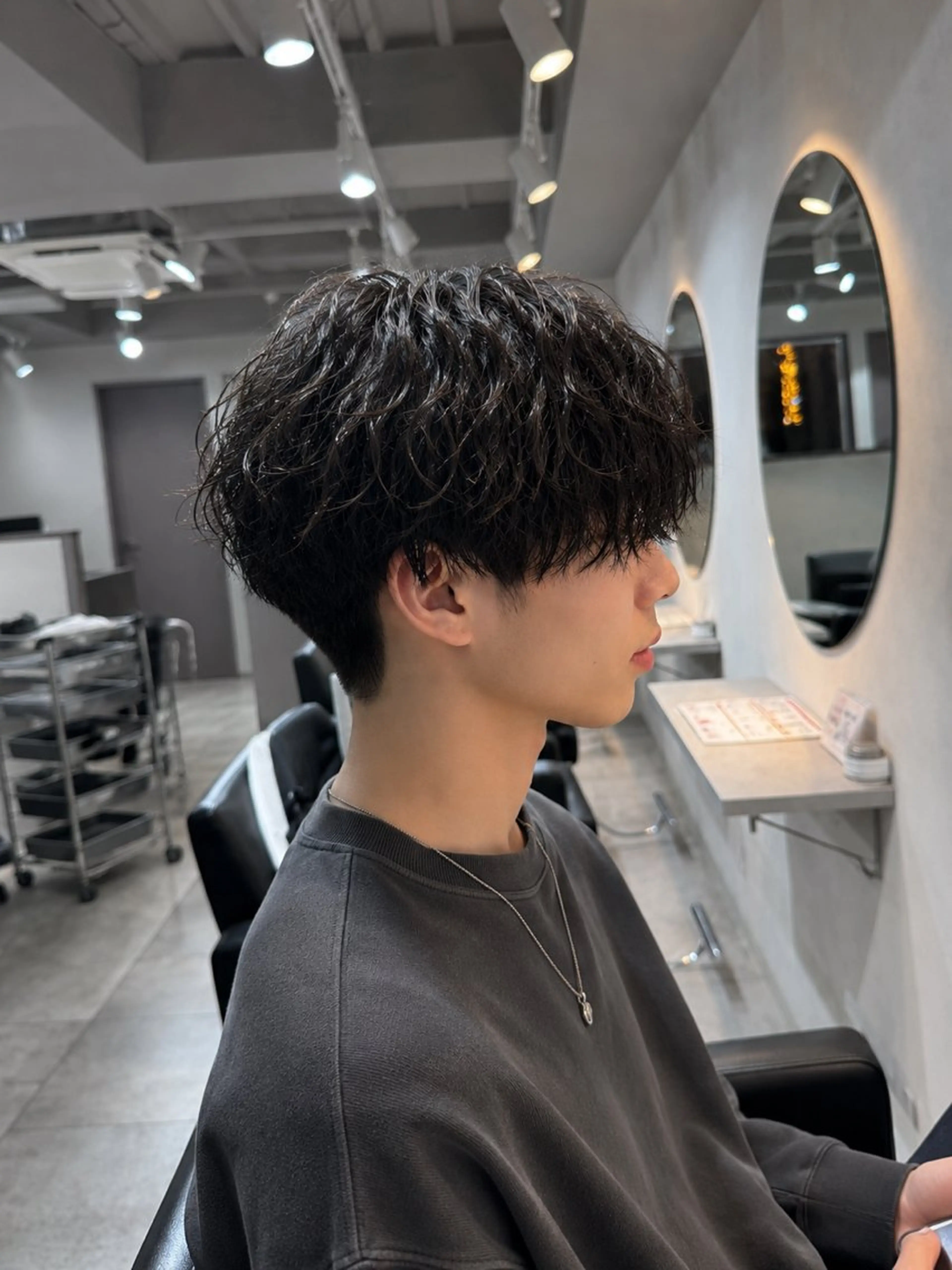 パーマ メンズ カット パーマ MIYU /メンズパーマ✨💫のヘアスタイル