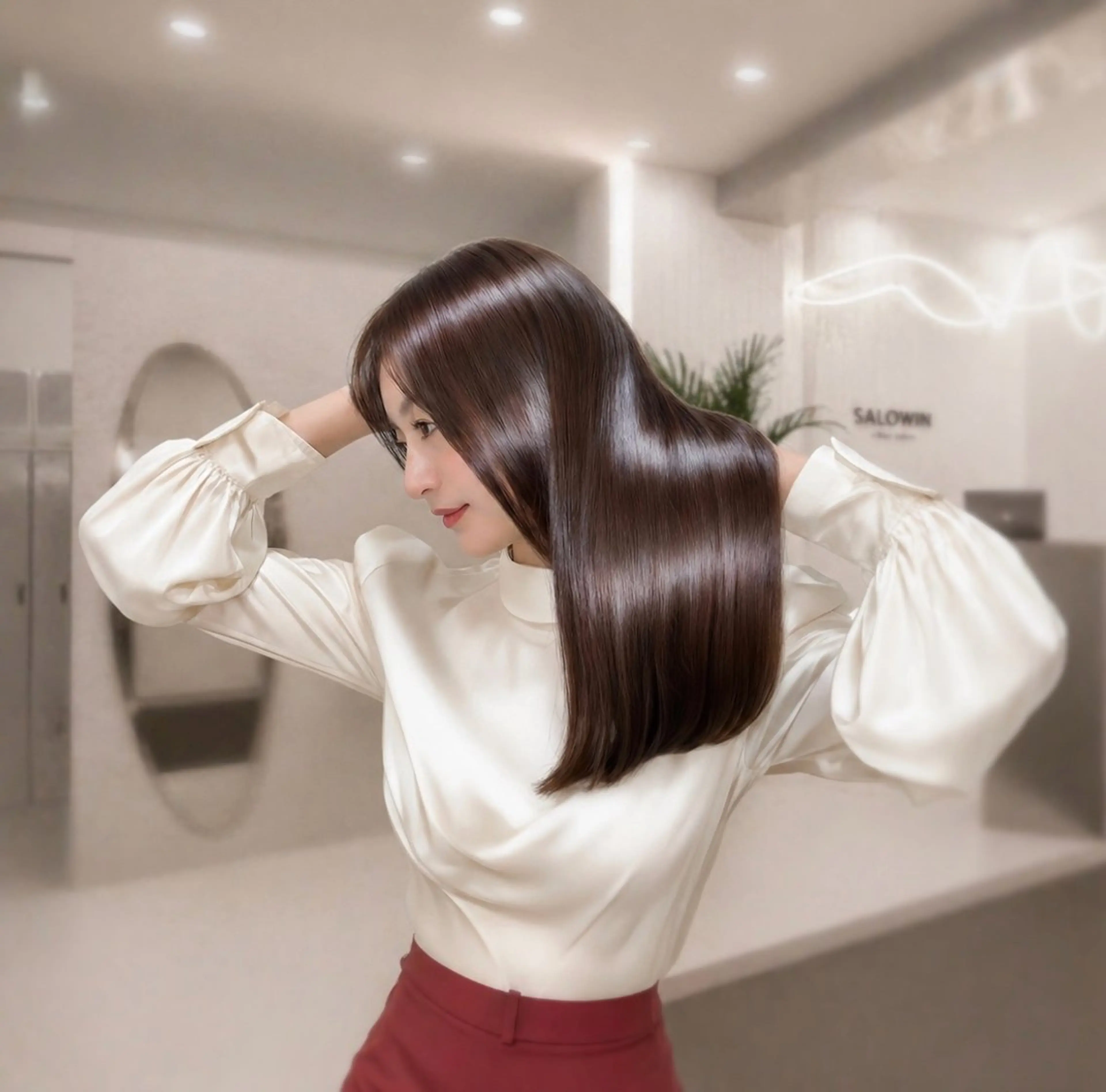 【髪質改善】シナジー酸熱トリートメントの写真