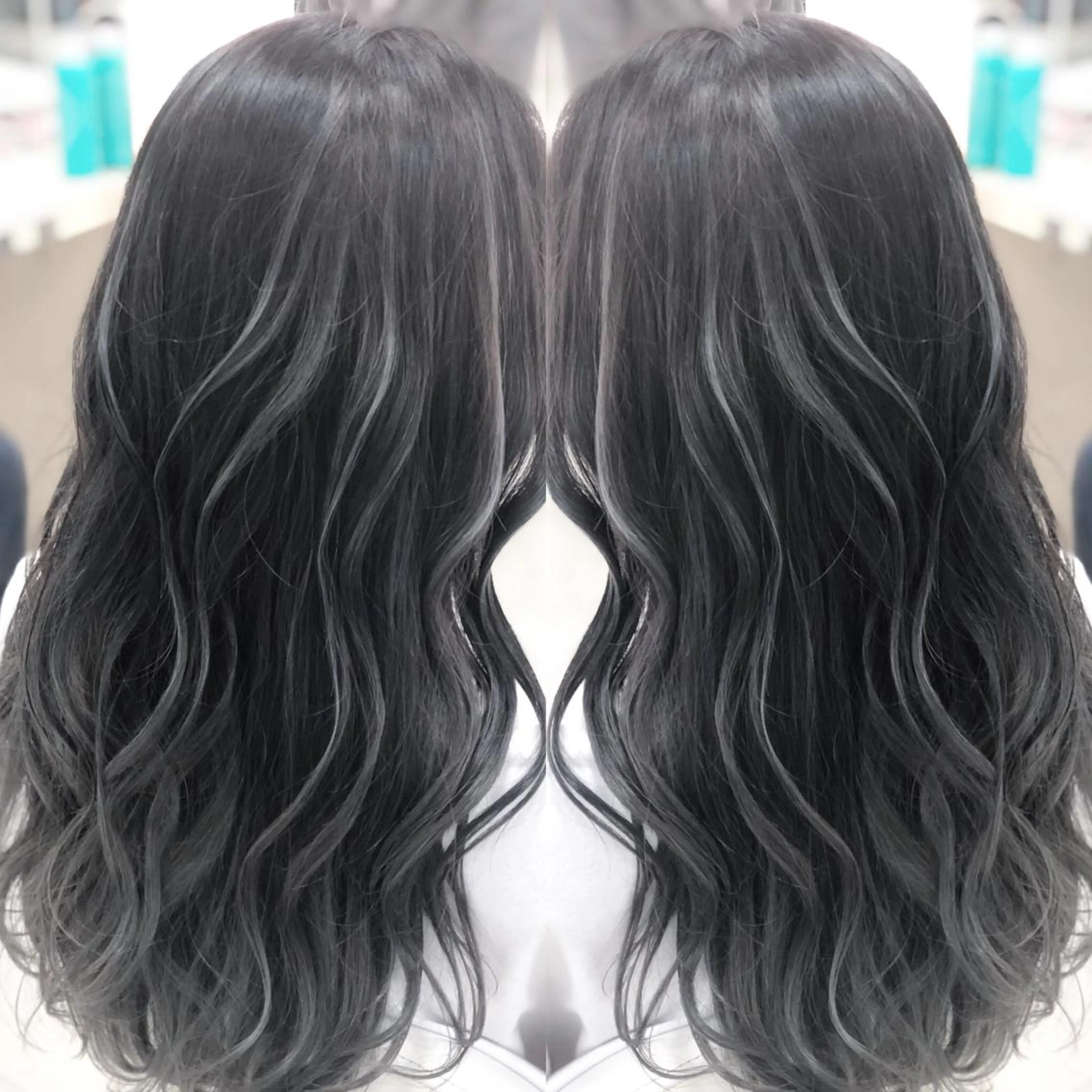 ロング ハイライト 💙髪質改善 💙和田💙のヘアスタイル