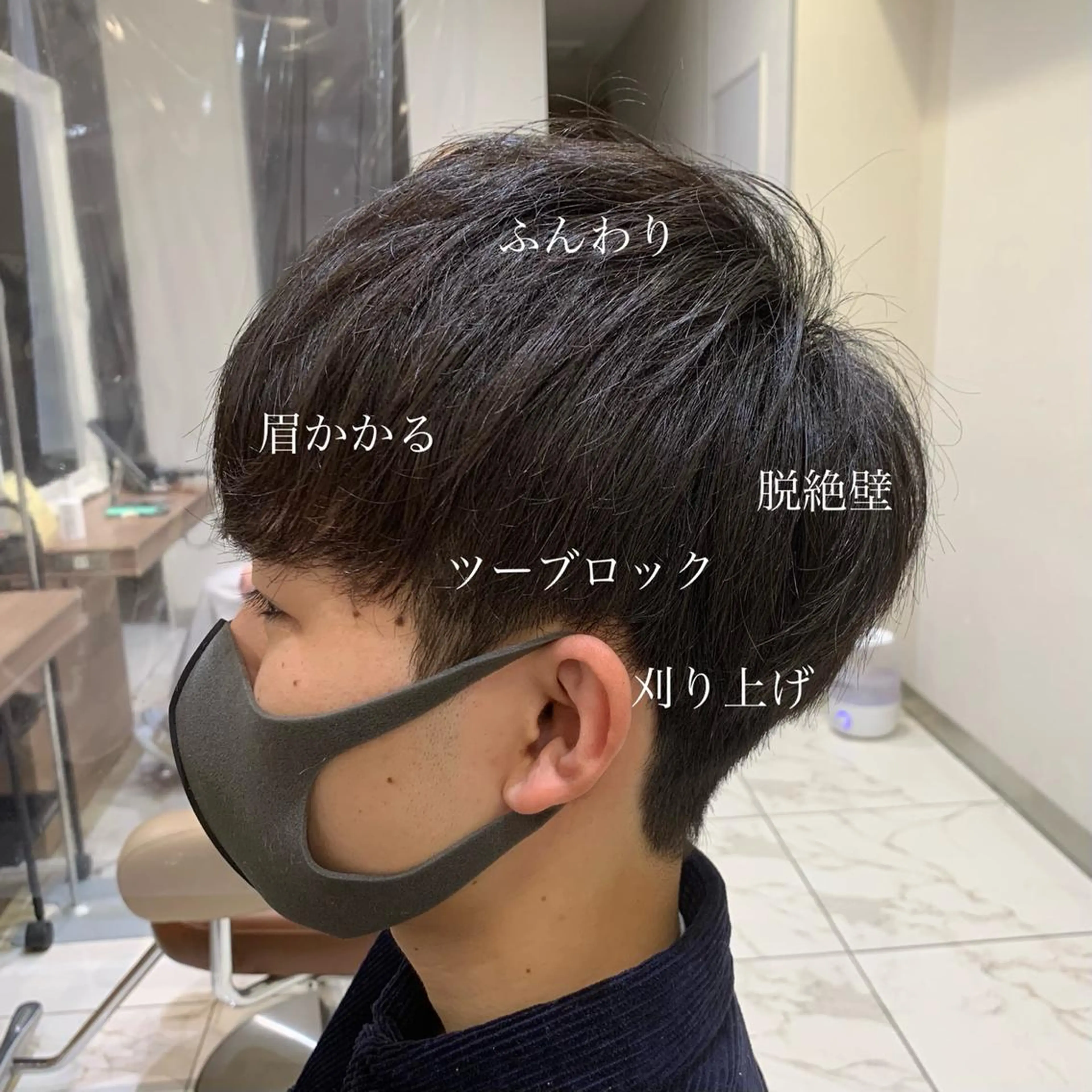 ショート メンズ カット 縮毛矯正 【メンズ縮毛矯正】 田中秀斗のヘアスタイル