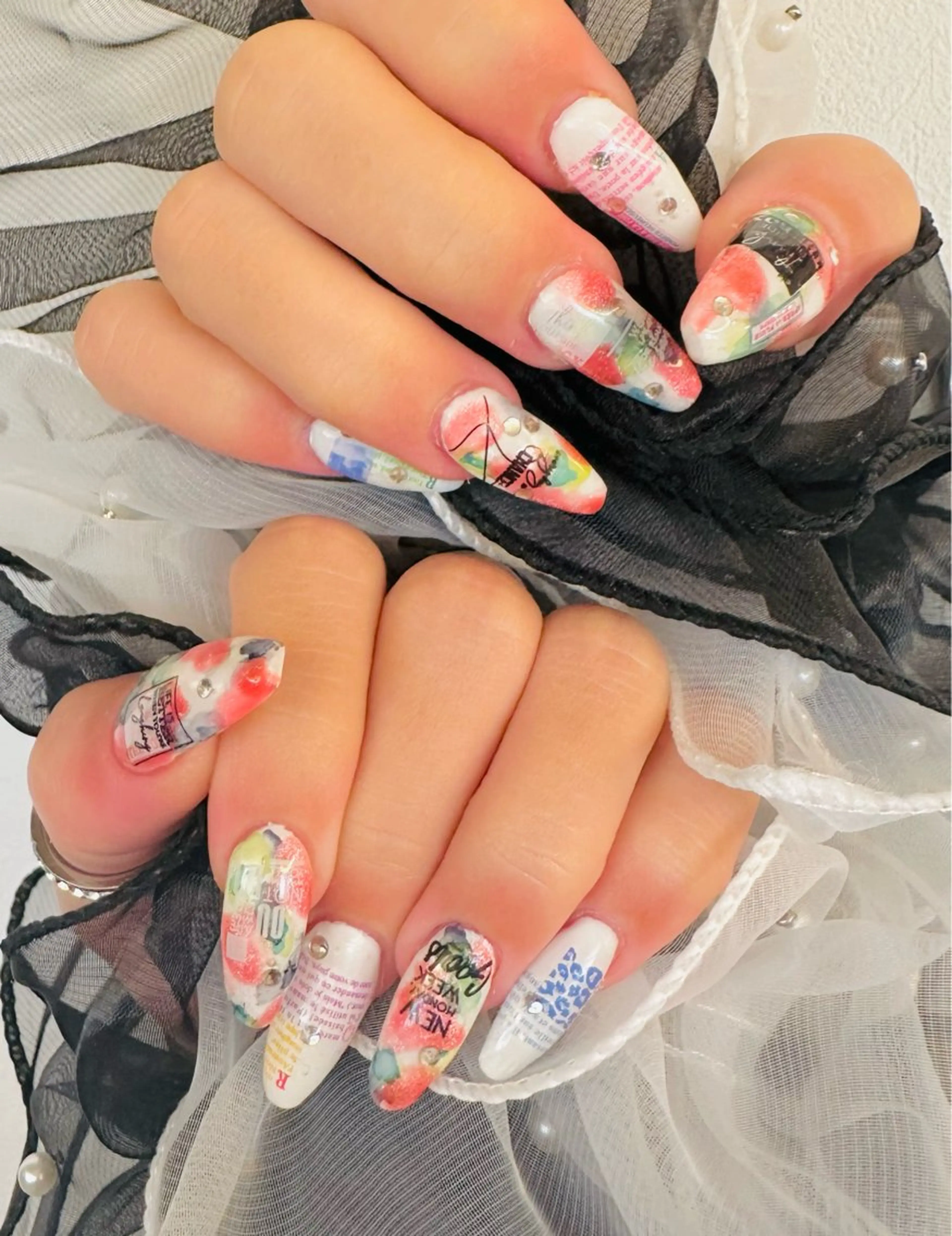 ネイル ハンドネイル 田端 笑理菜のネイルデザイン