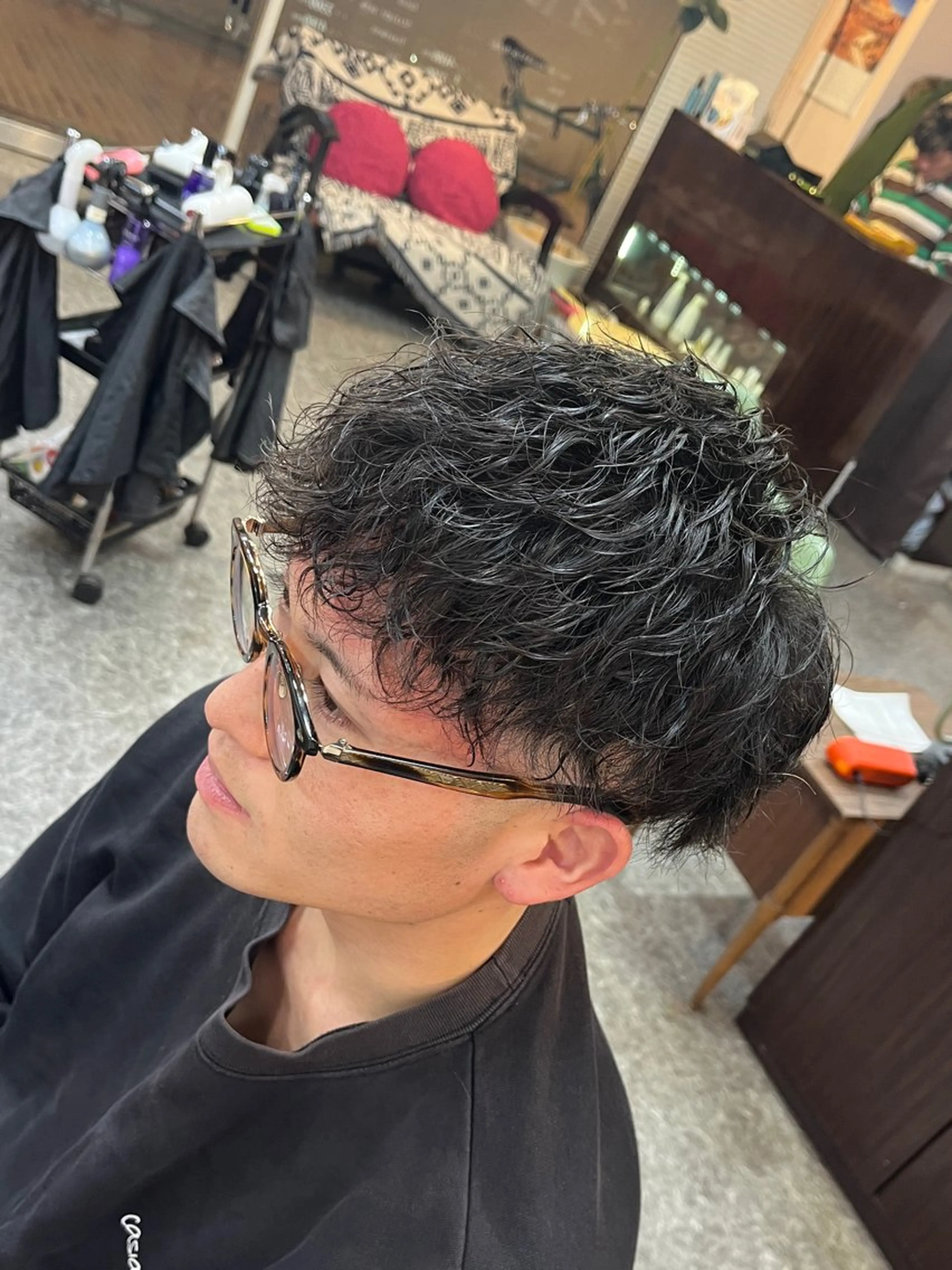 ミディアム パーマ CuMARi所属・後悔させません🌈パ ーマ⭕️🌈福本のヘアスタイル