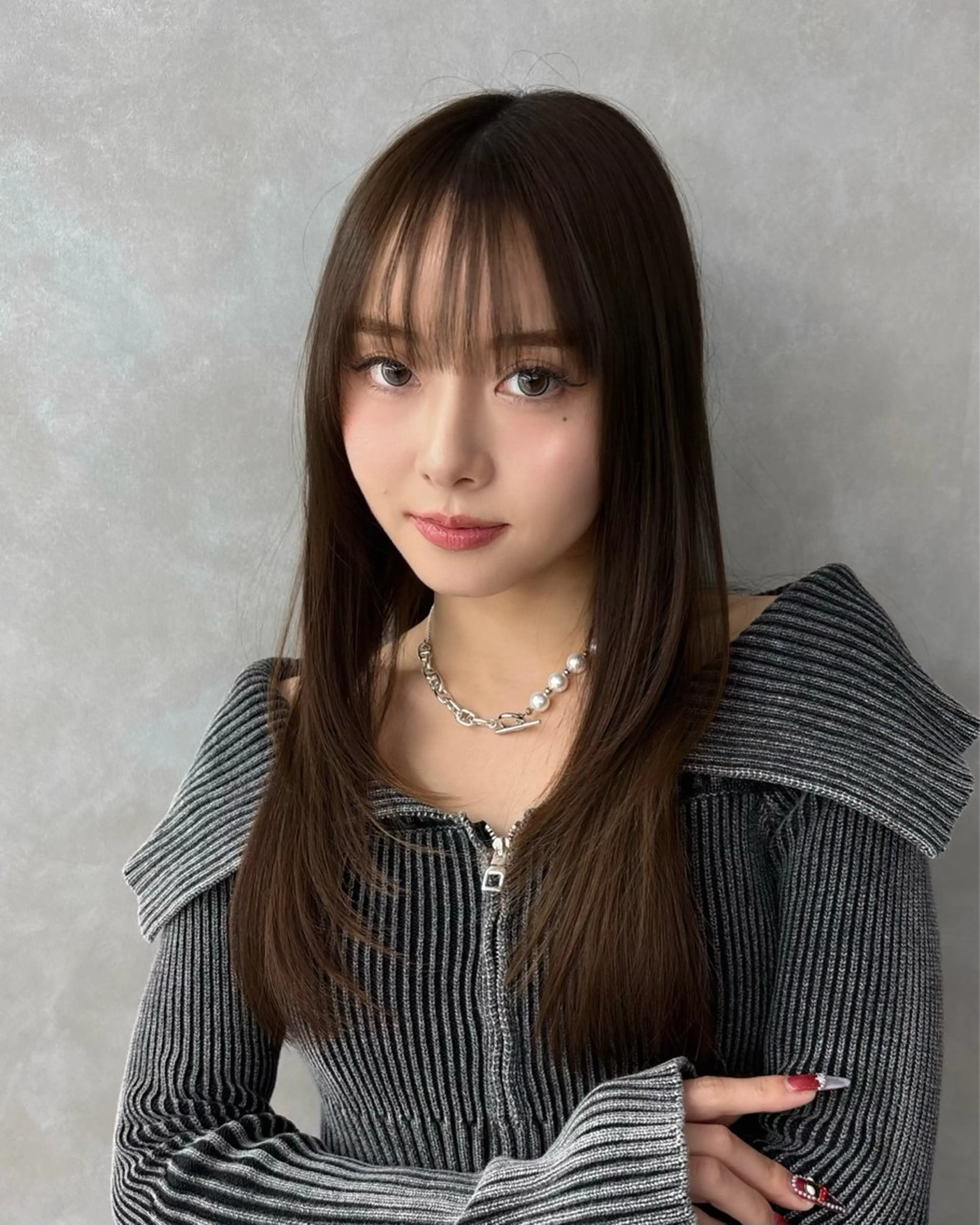 ロング sand clear横浜本店所属・似合わせレイヤー🌟 巻ける縮毛矯正みつきのヘアスタイル