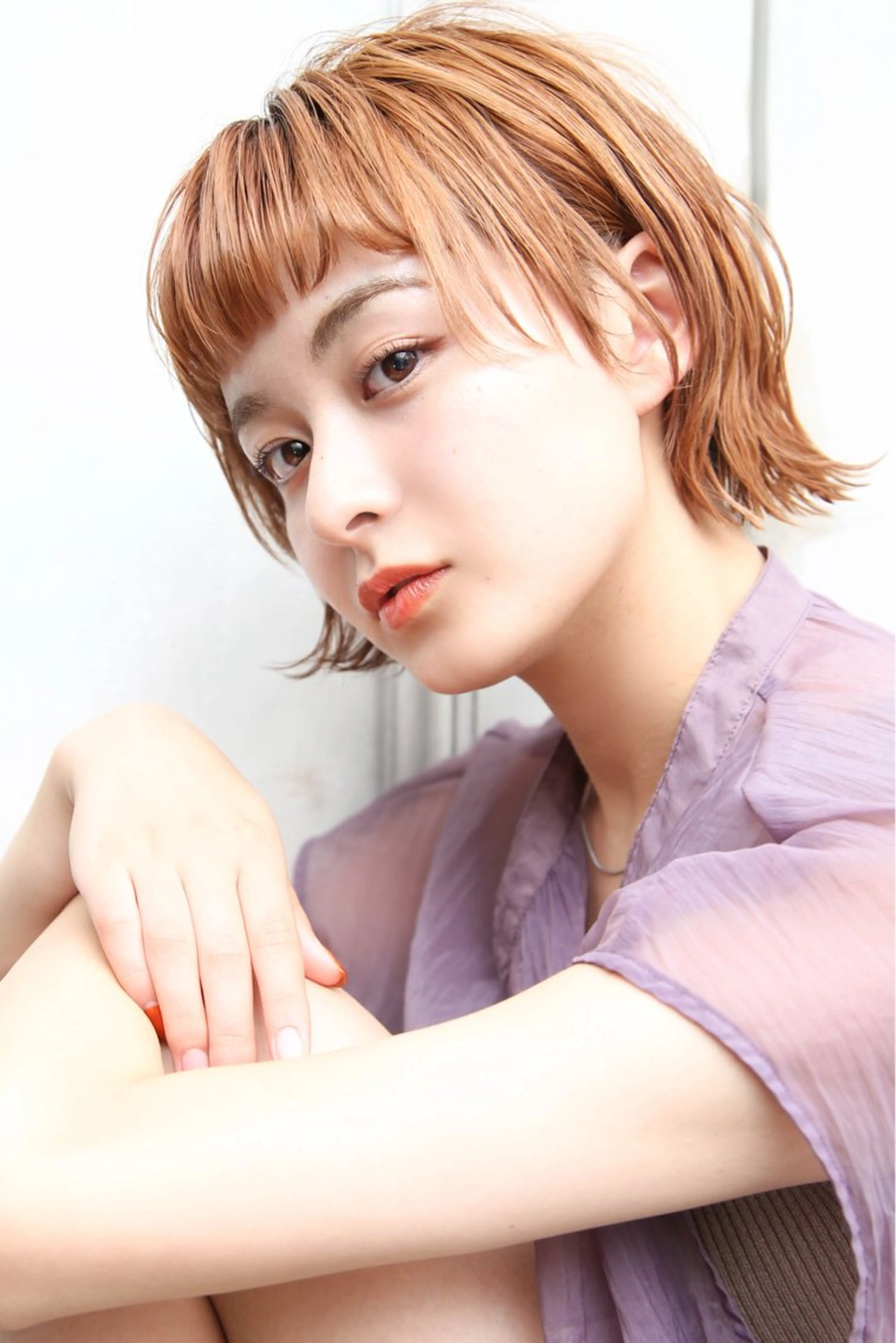 ショート カラー 秋葉 玲唯のヘアスタイル