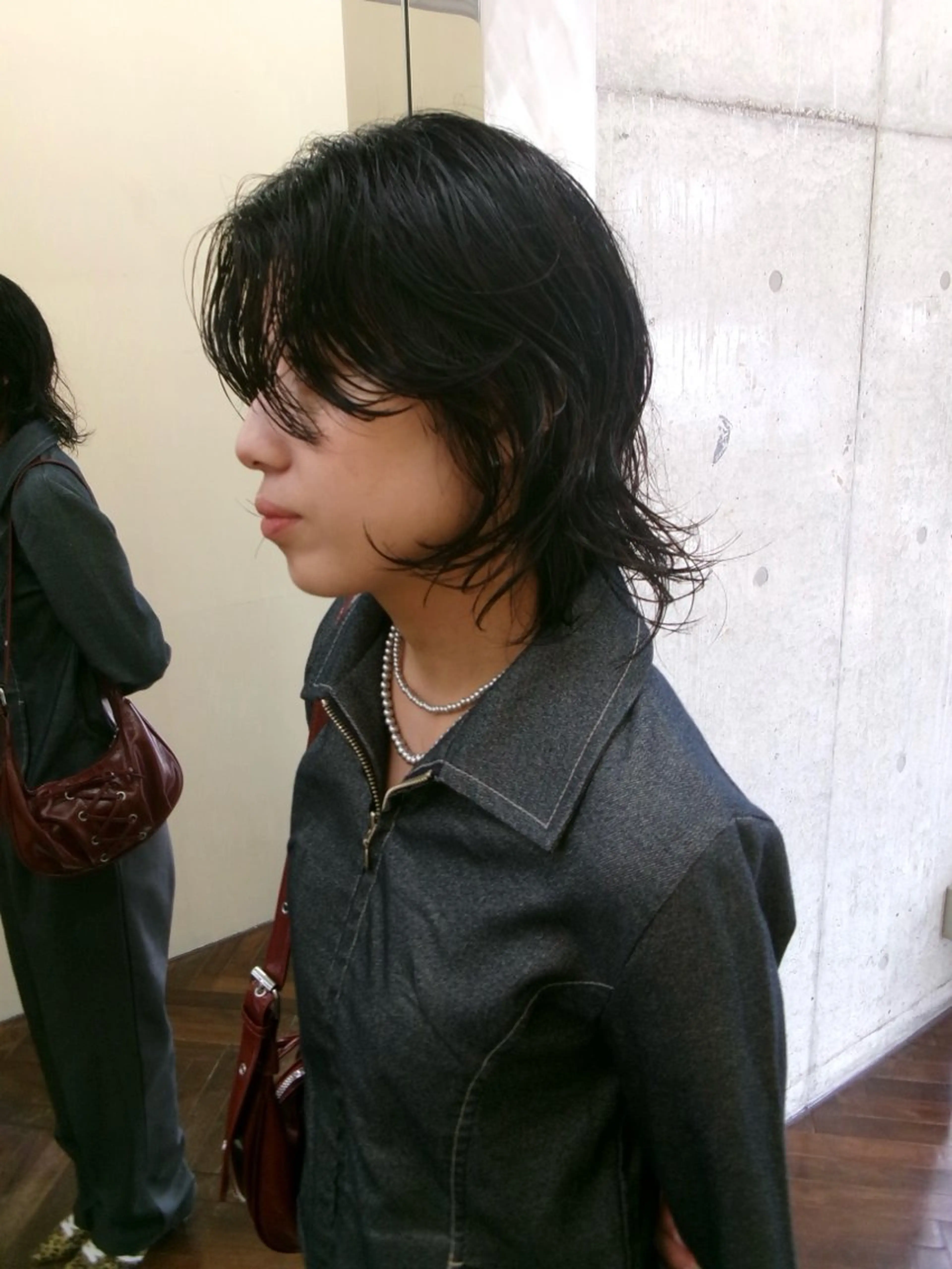 ショート カット パーマ レイヤー/ボブ/ 透明感カラー/ニワのヘアスタイル