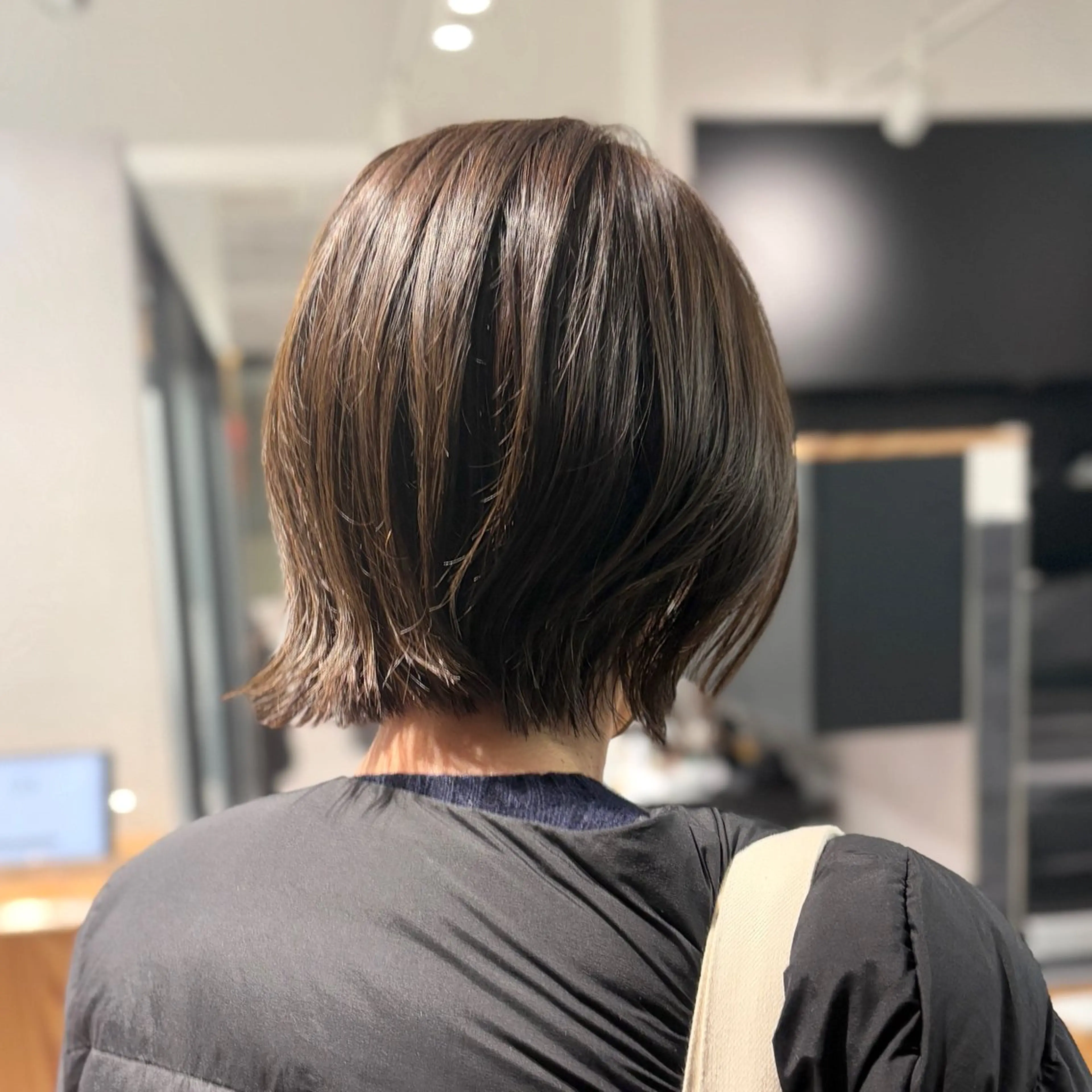 ショート カラー ハイライトカラー ハイライト カット ヘアカラー matka白髪ぼかし 大人ヘア/KEIKOのヘアスタイル