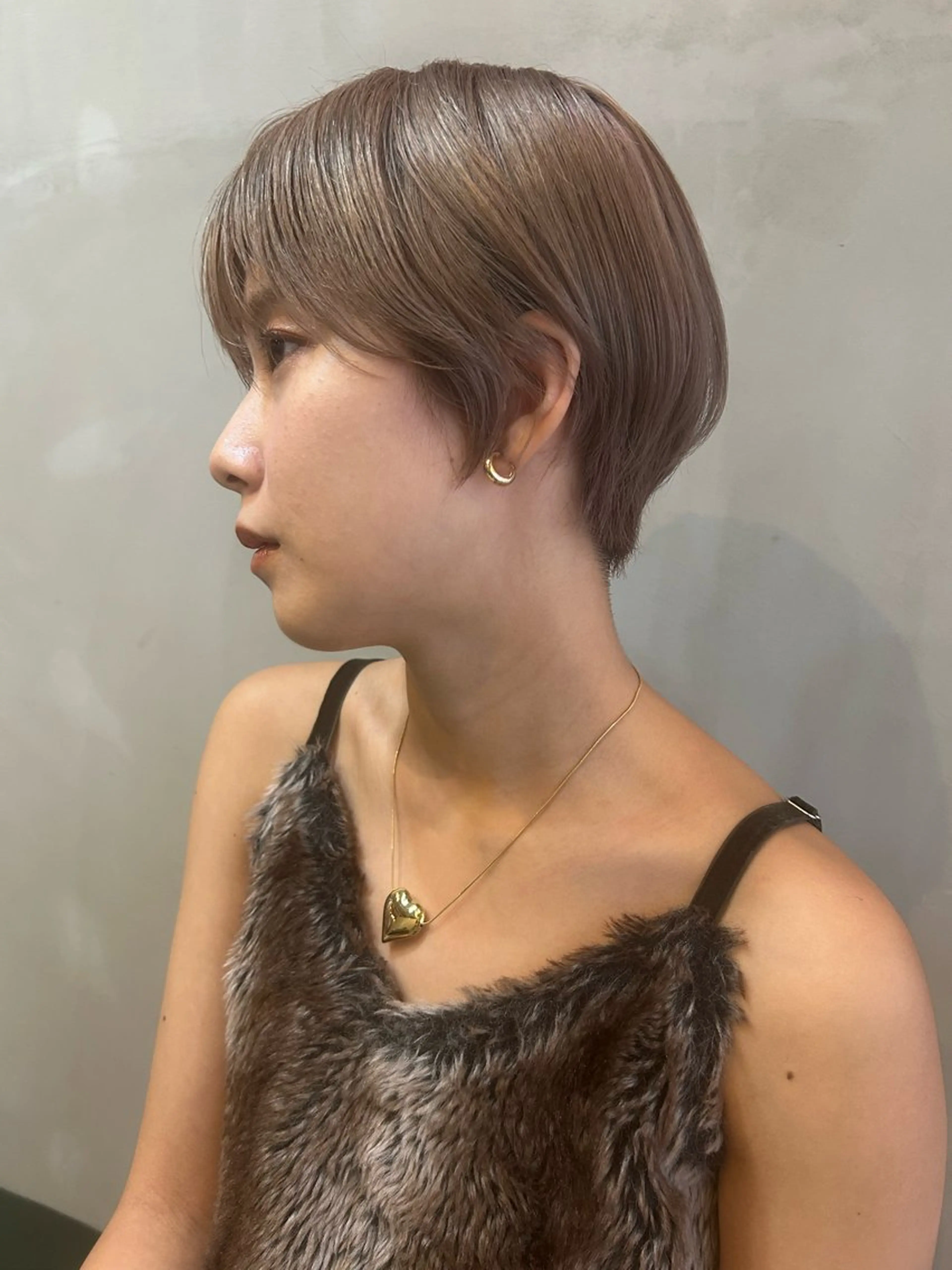 ショート カラー カット ヘアカラー トリートメント ショート/ボブ/ 心斎橋/宮脇美奈のヘアスタイル