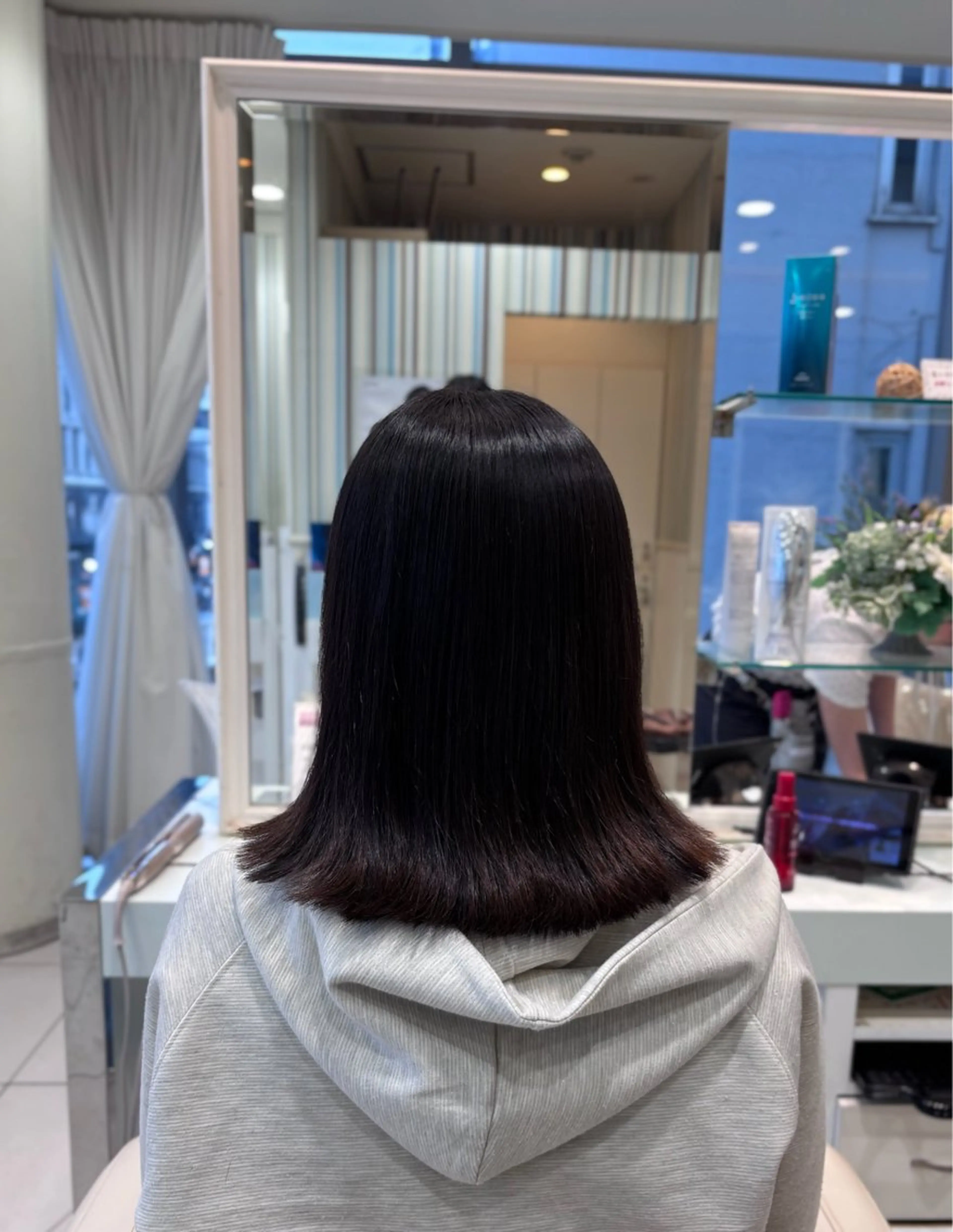 セミロング 縮毛矯正 トリートメント 地毛風/髪質改善 縮毛矯正🌙 ゆきのヘアスタイル