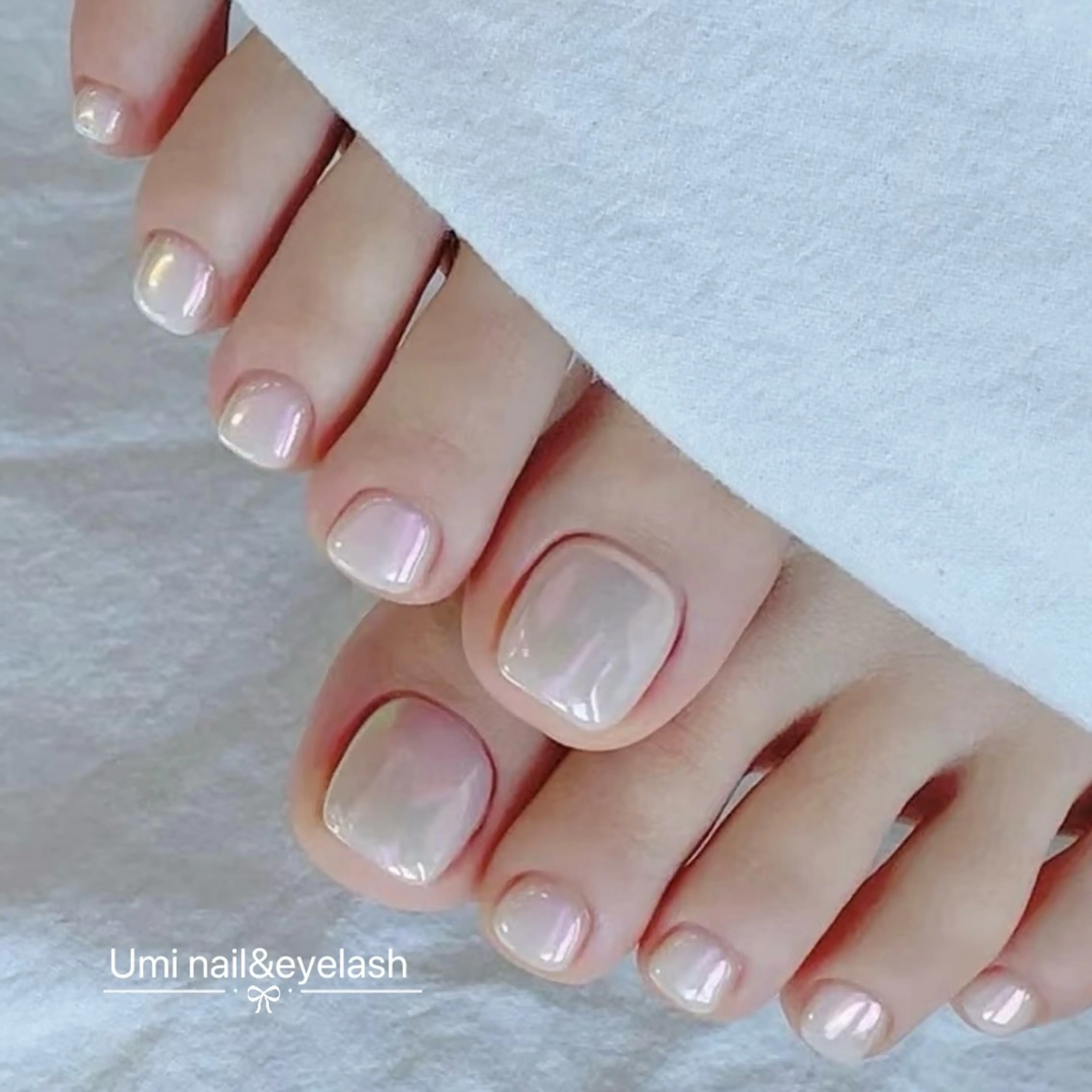 ショート カラー 韓国風ヘア フットネイル Umi nail& eyelash ゆみのマツエク・マツパデザイン