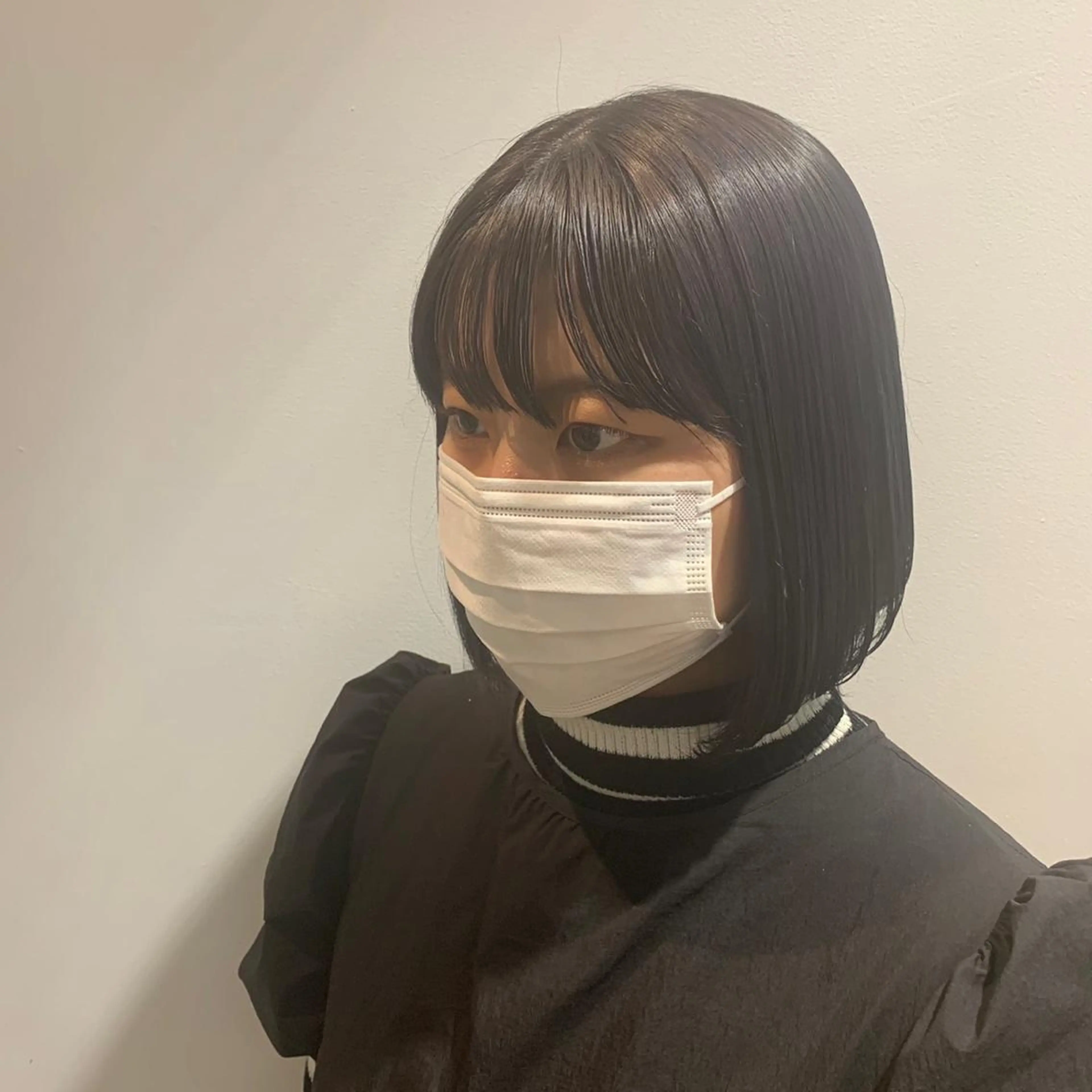 前髪カット+前髪顔周りストレート+トリートメントの写真