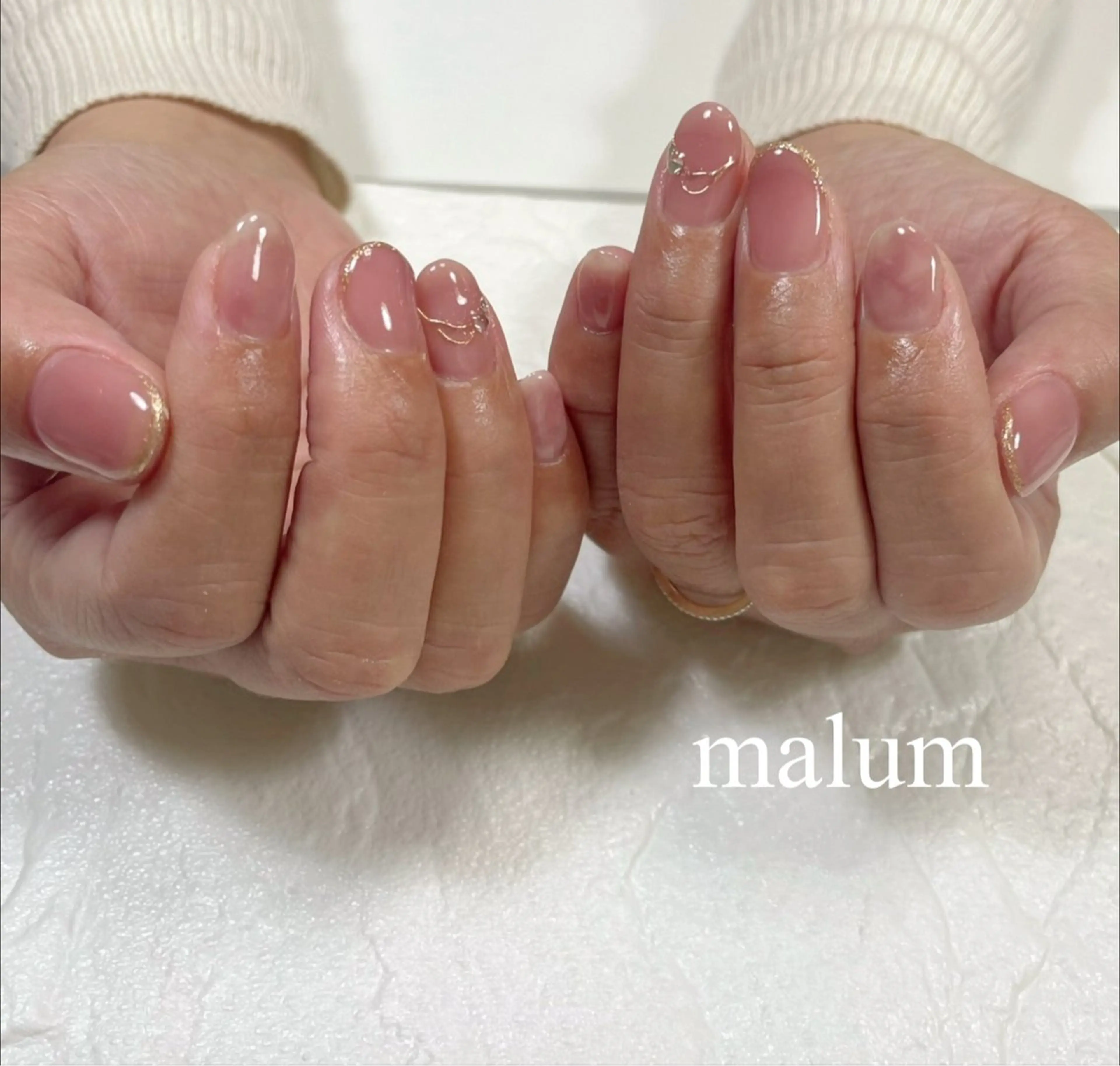 ネイル ハンドネイル malum nailのネイルデザイン