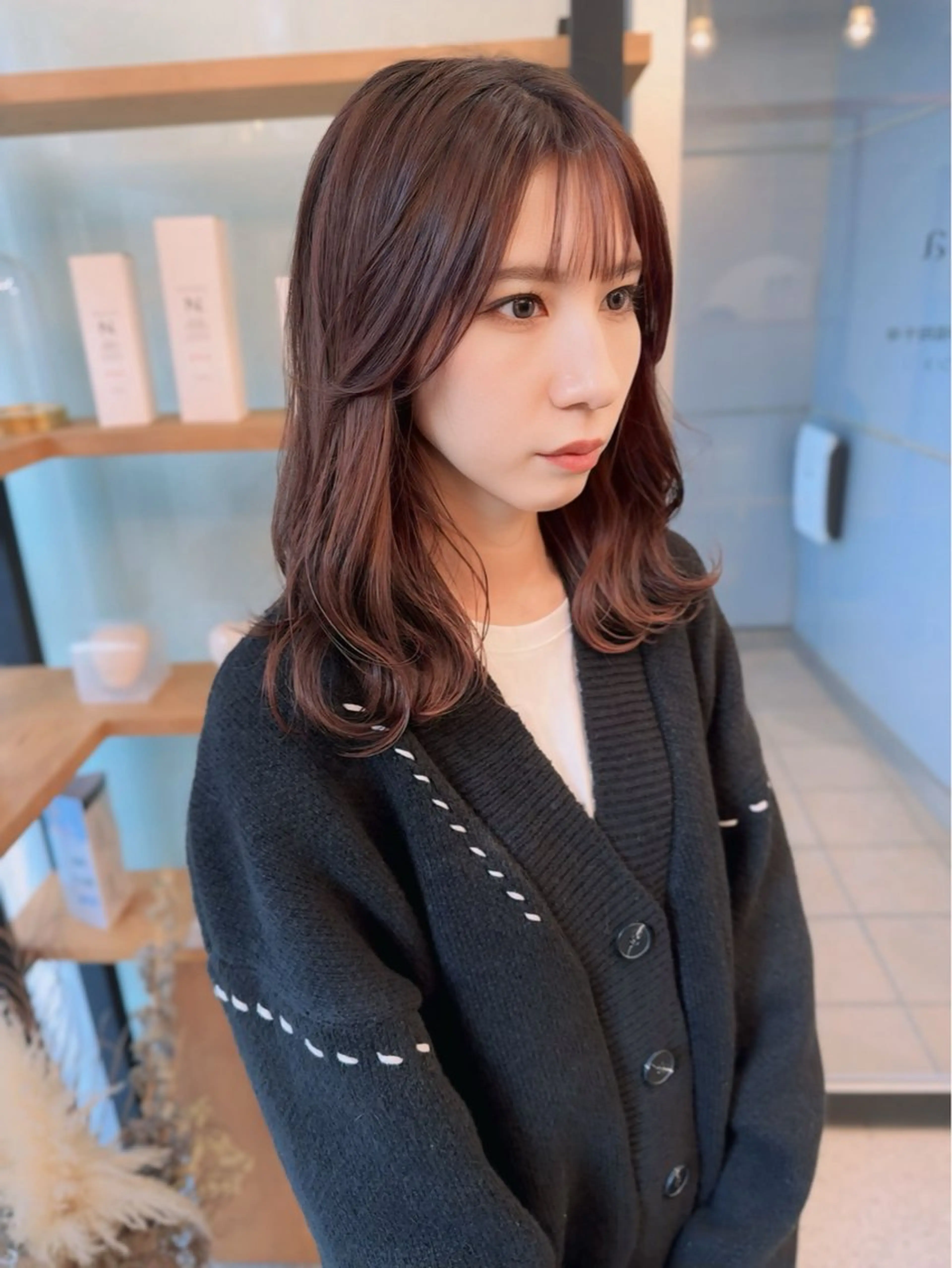 セミロング Zina 千早店 藤 辰也のヘアスタイル