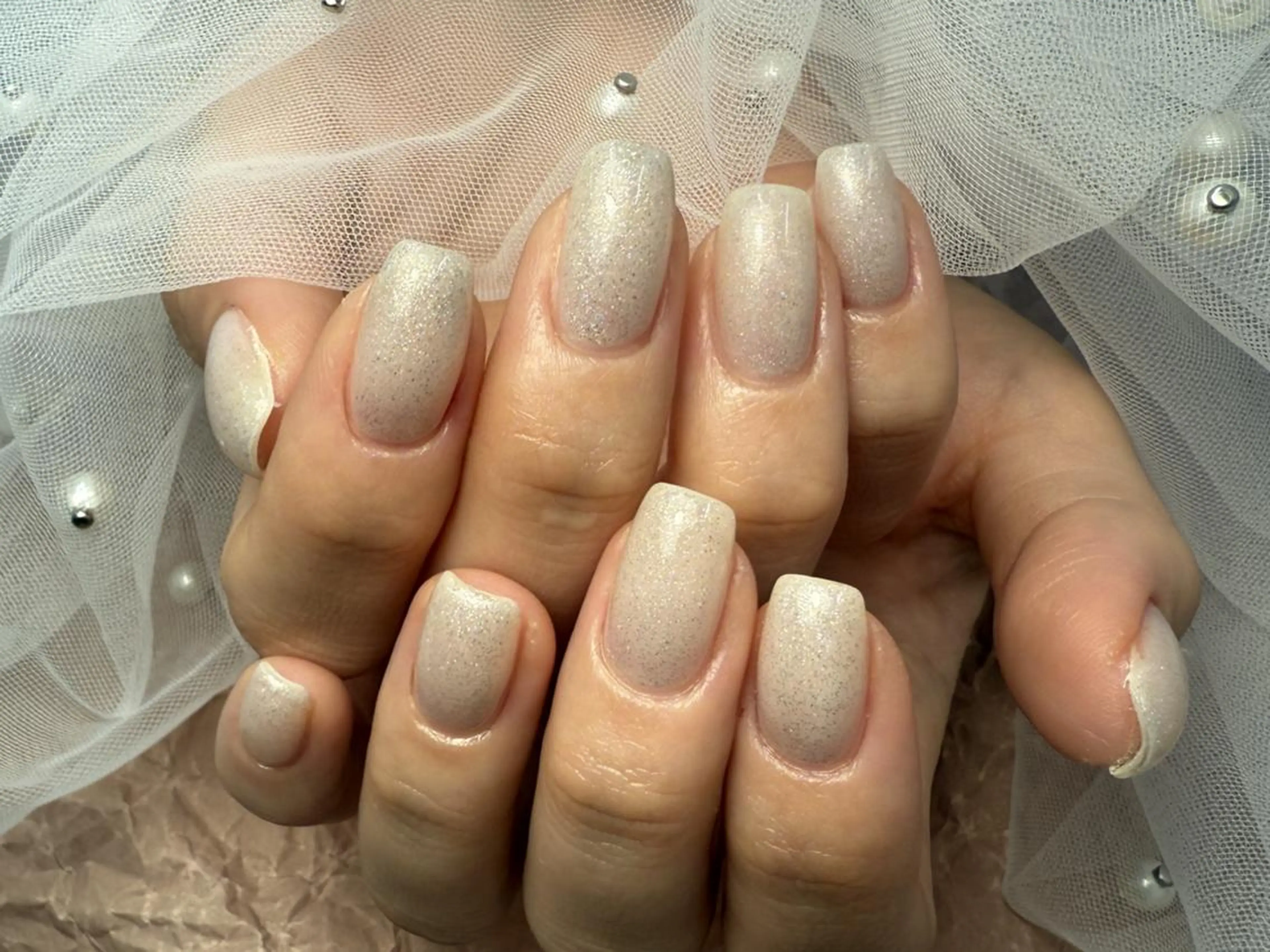 ネイル ラメ(グリッター) シンプルネイル ハンドネイル ToliyDeliy Nail Salonのネイルデザイン